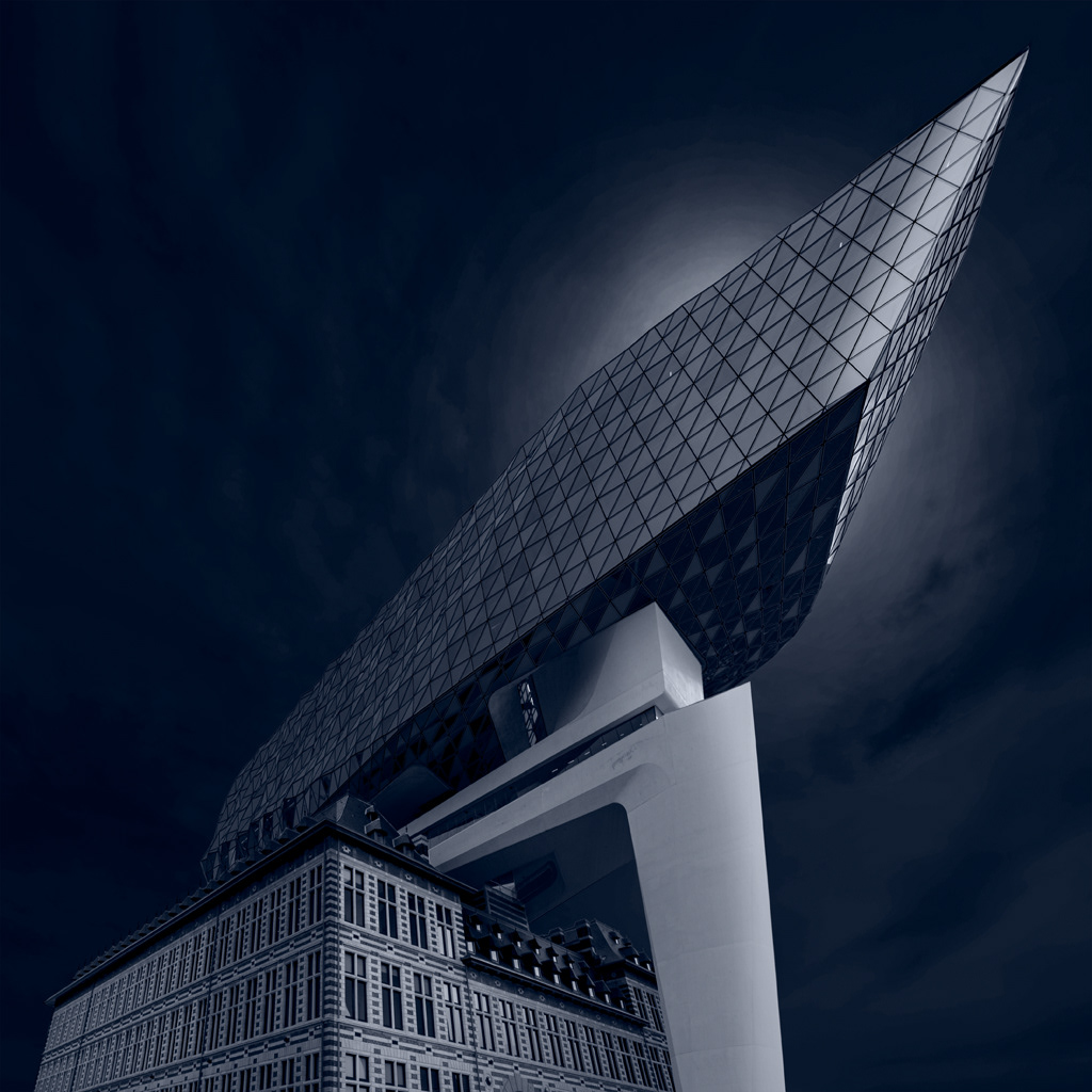 The harbourmaster's house, designed by Zaha Hadid