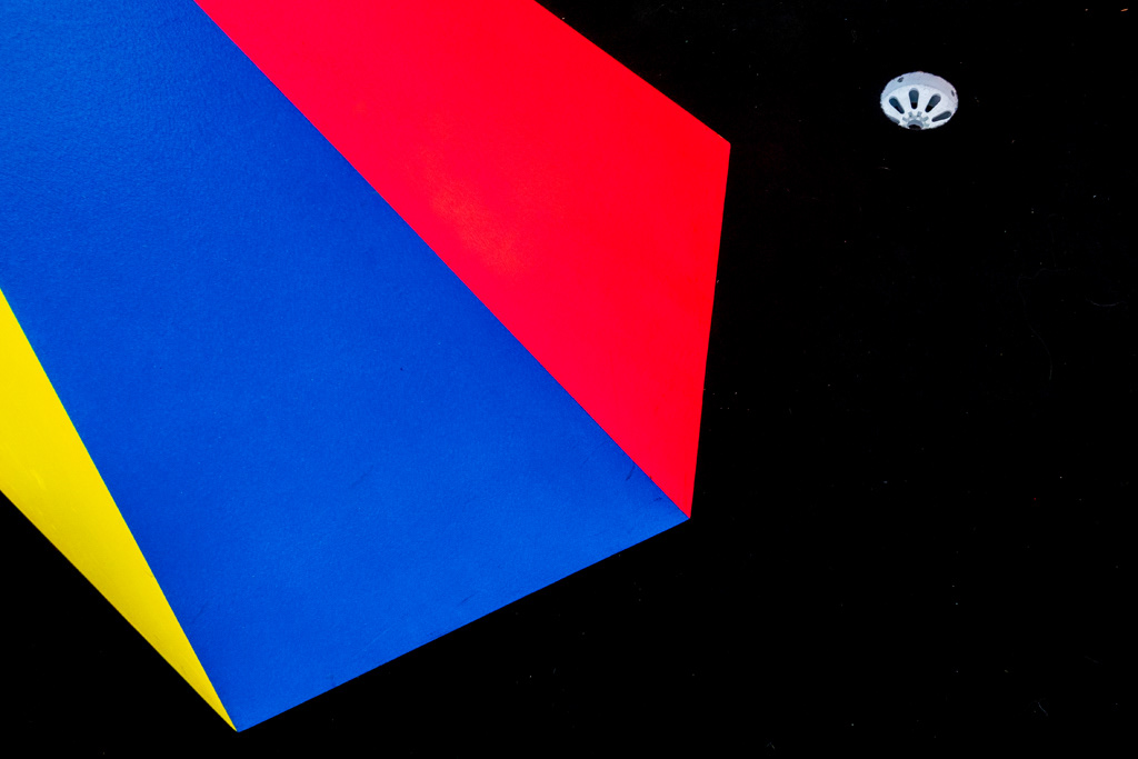 Red, Blue, Yellow and Black