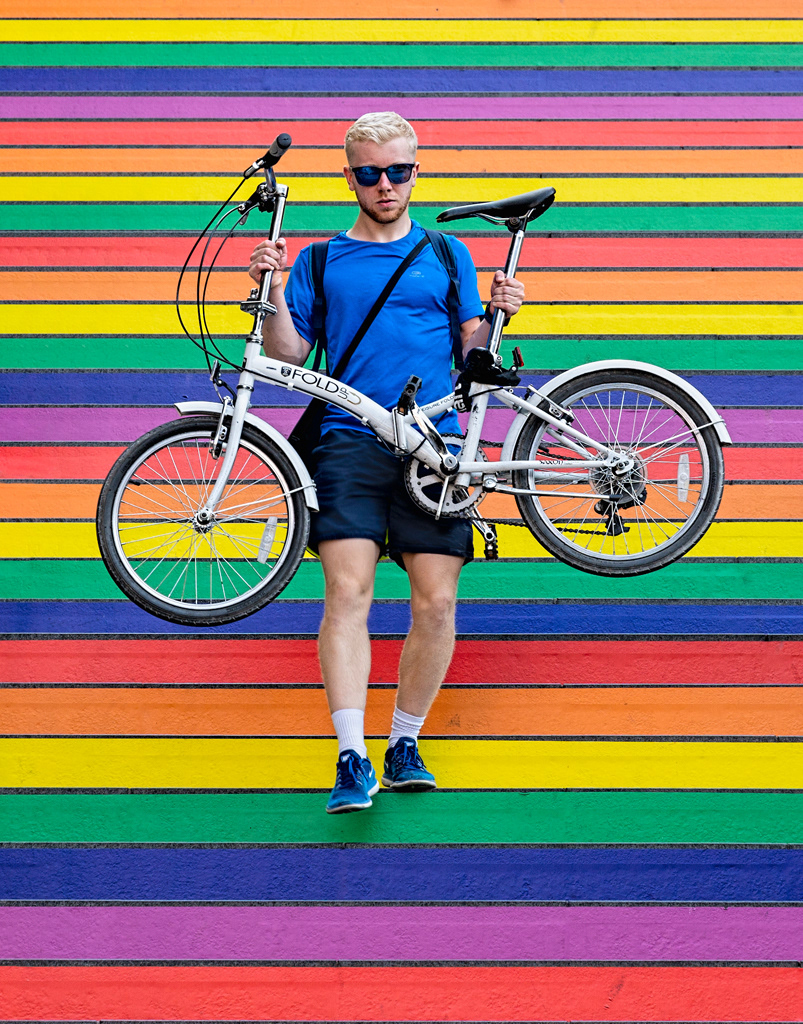 Pride Cyclist - Stratford