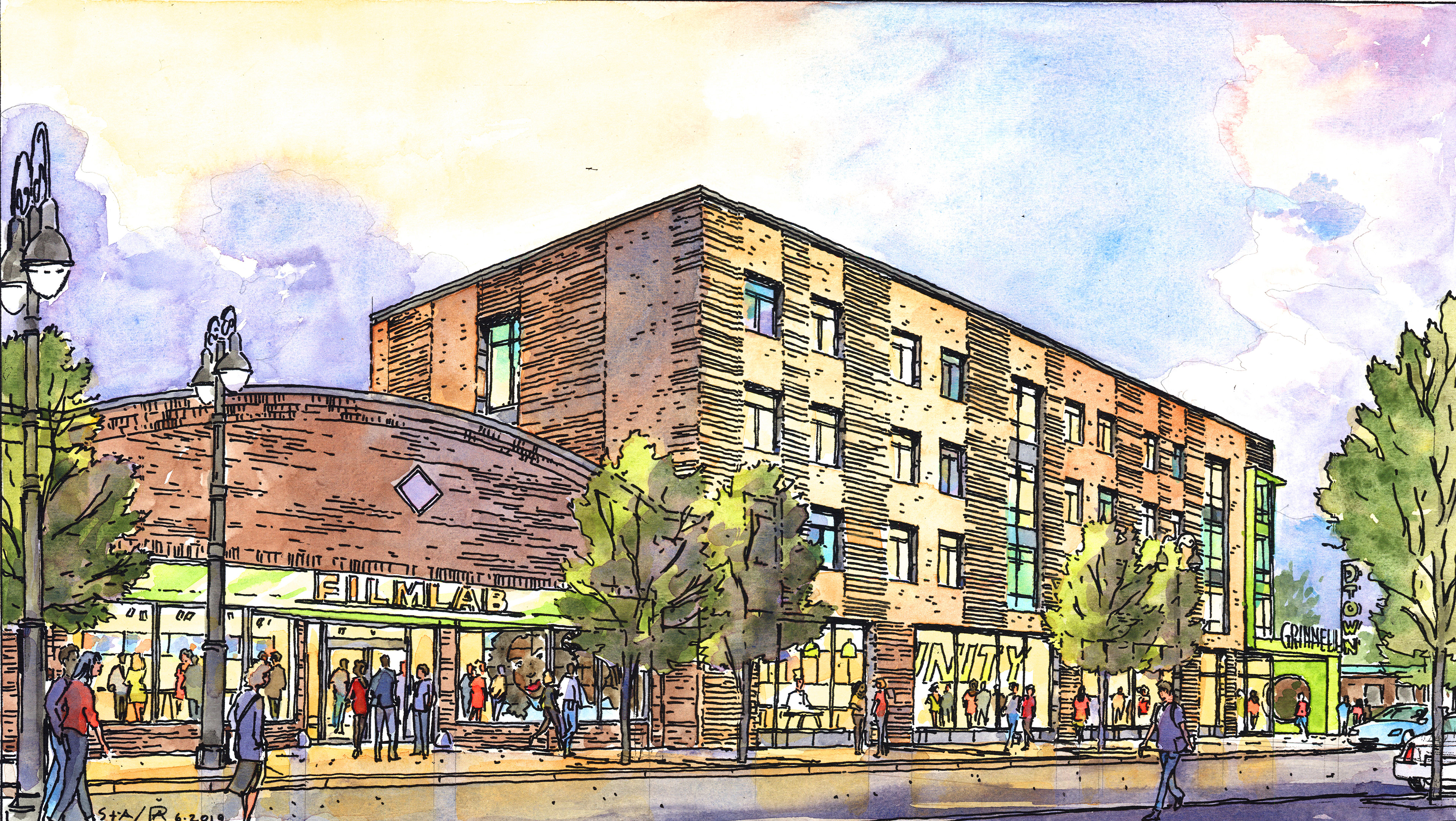 View of Feasibility Study from Broad Street