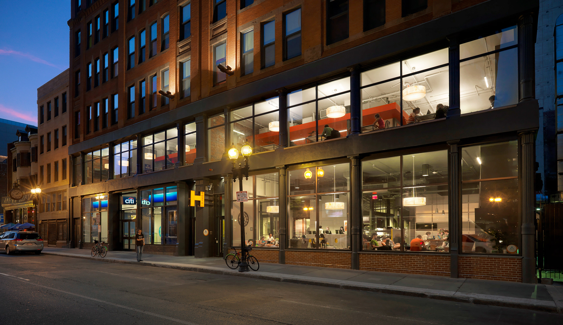 Street View at Dusk