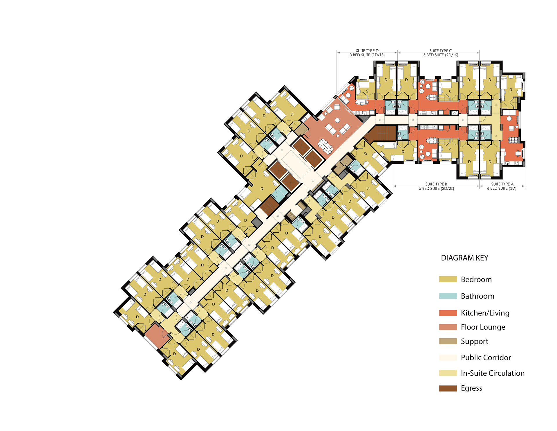 Proposed Floor Plan Incorporating New Suites