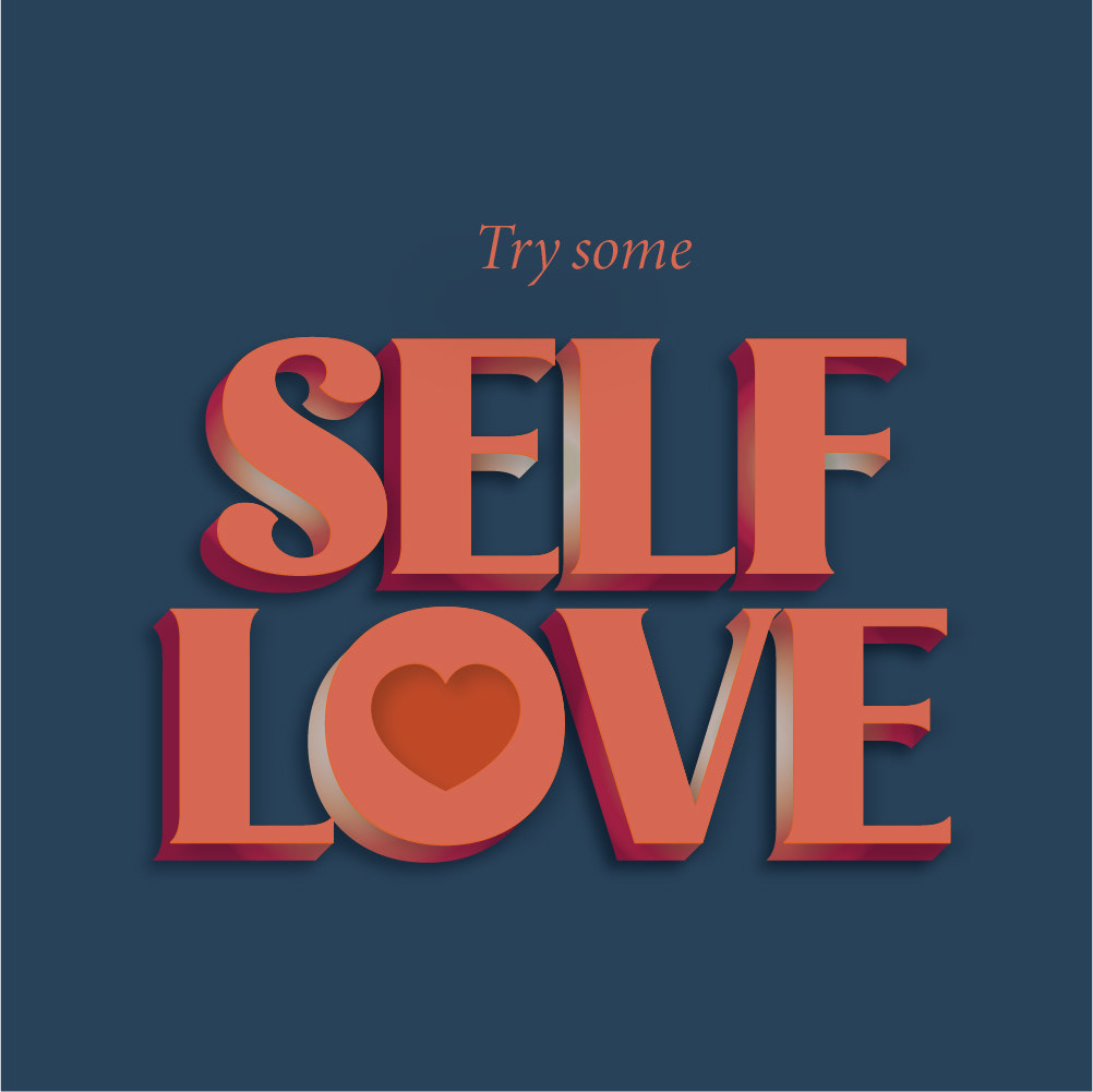 Self Love custom typeface