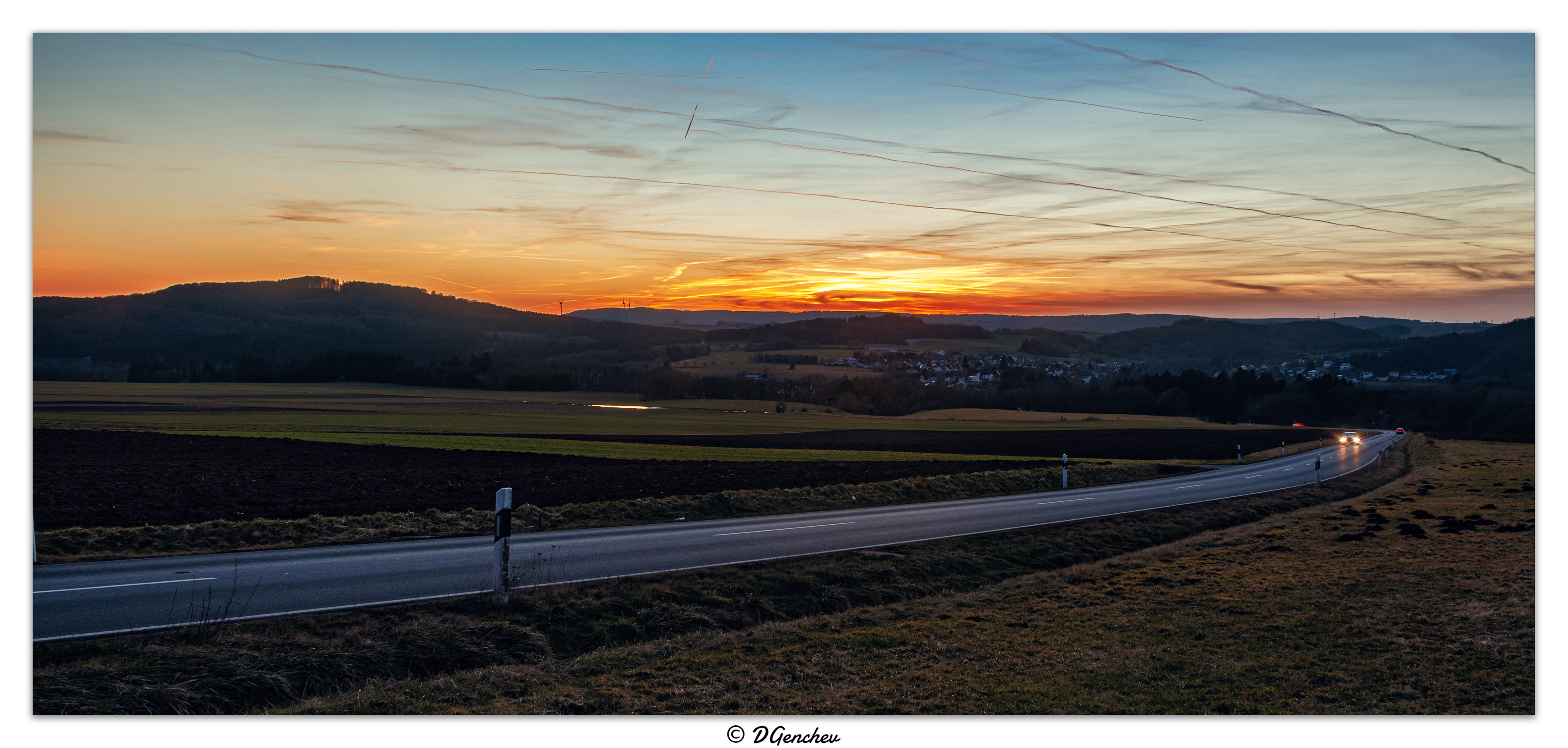 Germany sunset