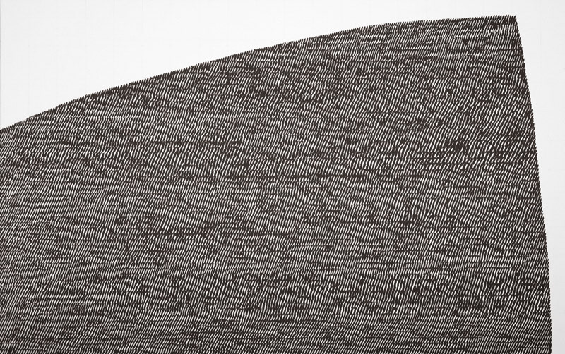 b.b. 214 cm 200 x 125, acrilico su tela, 2013