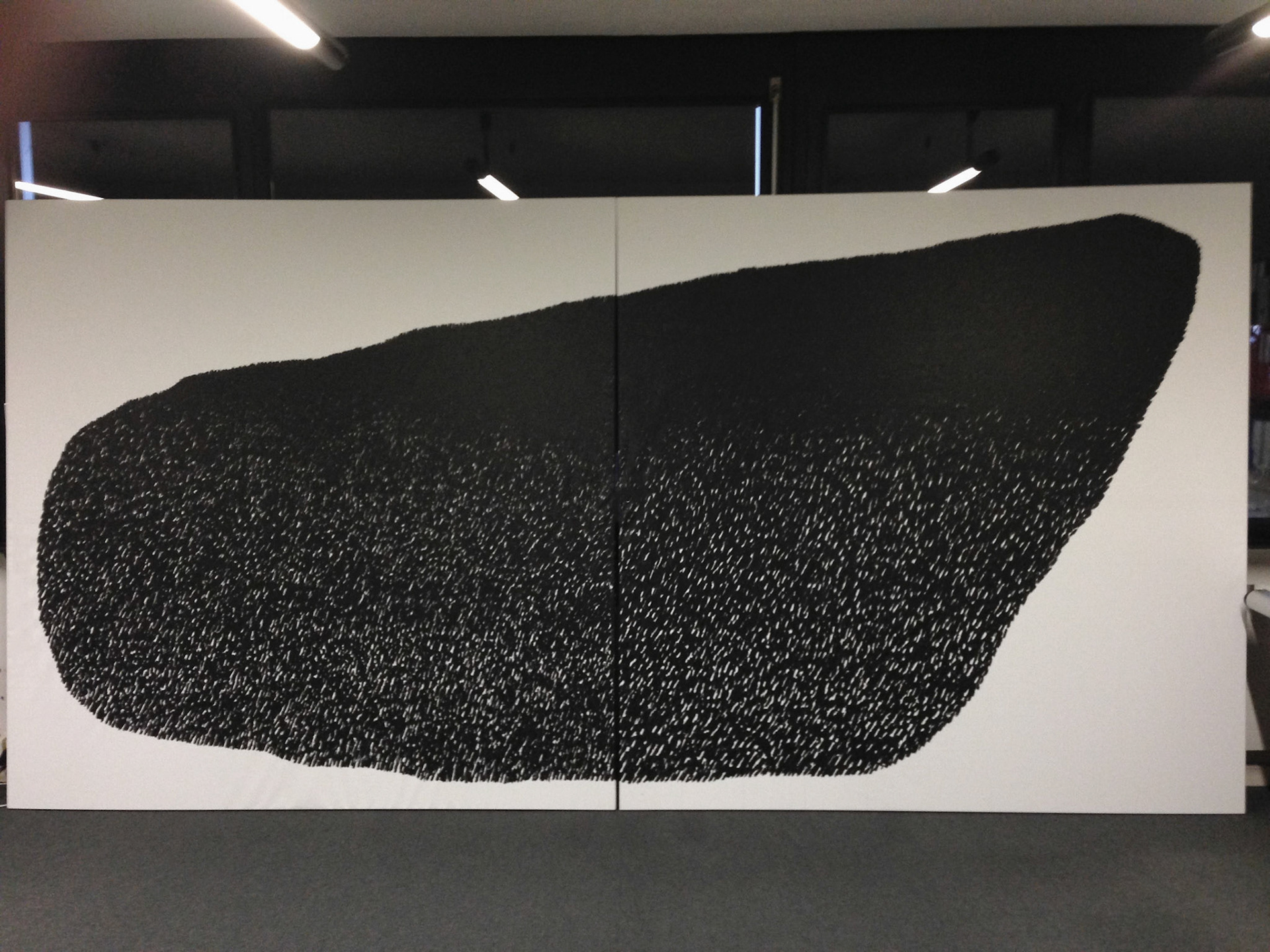 b.b. 269 2 x cm 200 x 200, acrilico su tela, 2017