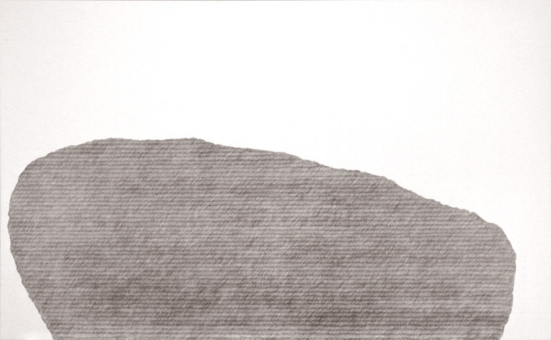 b.b. 204 cm 200 x 125, matita su tela, 2012