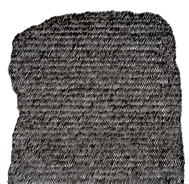 b.b. 199 cm 50 x 50, acrilico su tela, 2014