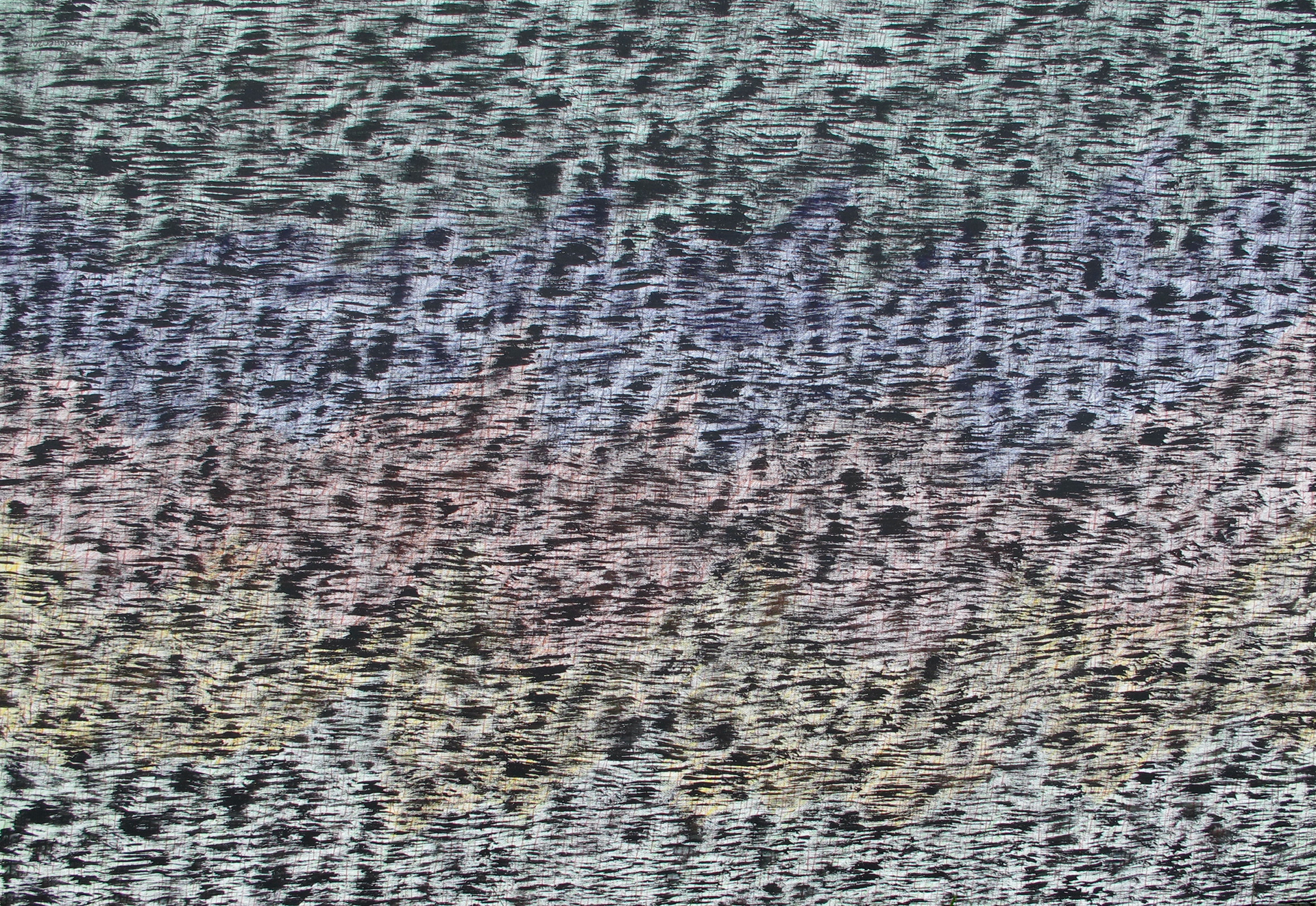 b.b. 453 cm 90 x 130 tecnica mista su tela 2025 