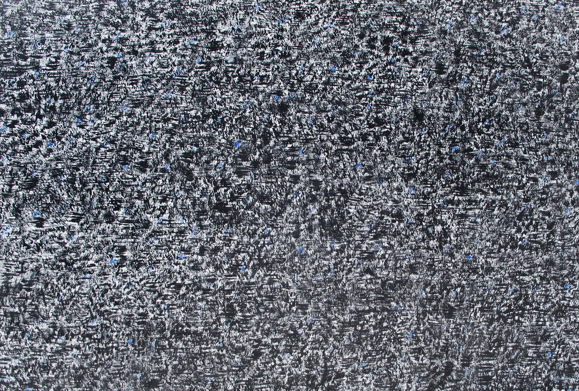 b.b. 451 cm 90 x 130 tecnica mista su tela 2025 