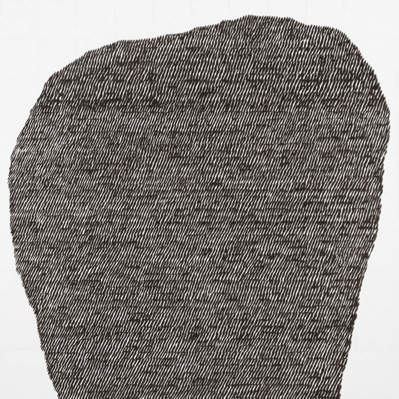 b.b. 210 cm 93 x 93, acrilico su tela, 2012