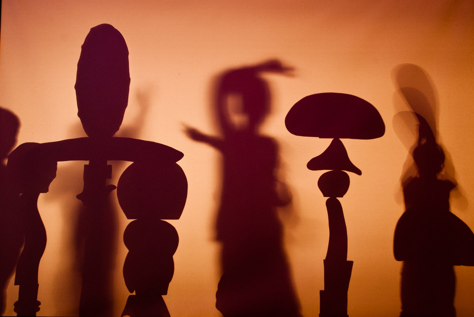 Schattentanz im Museum