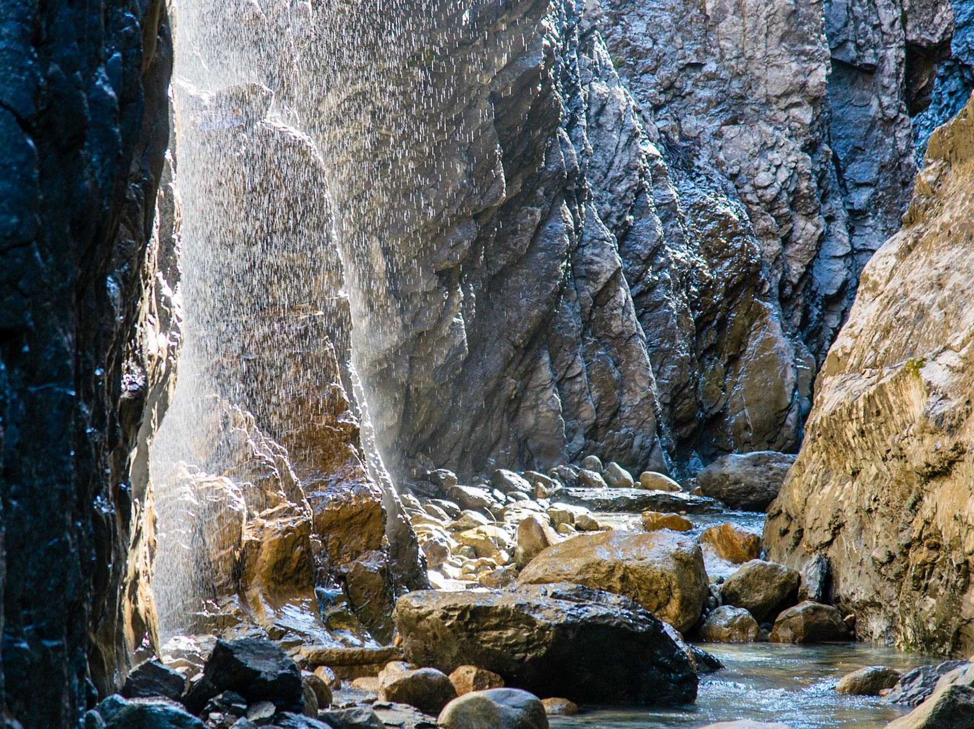 Licht in der Schlucht