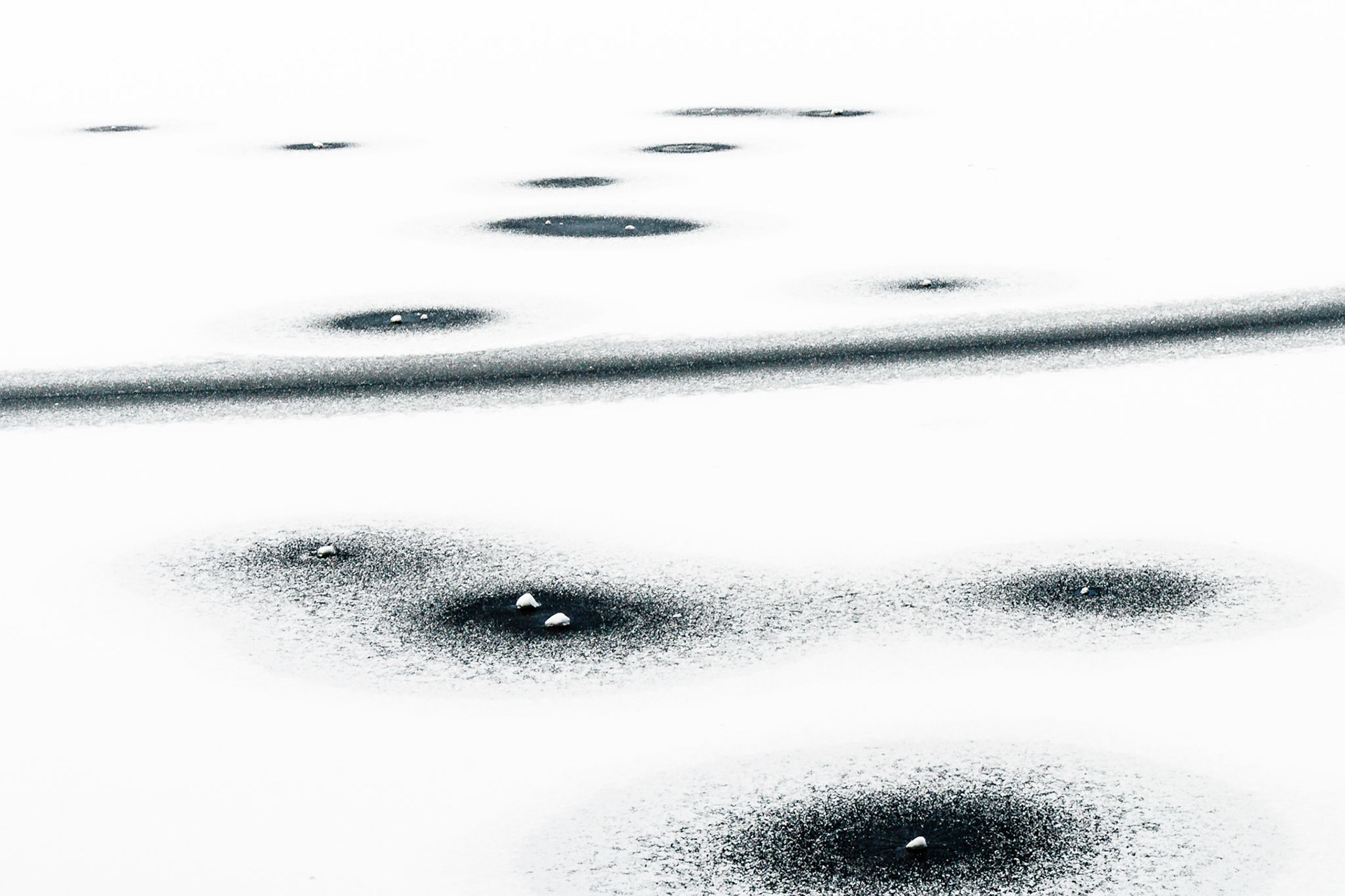 Spuren auf Eis