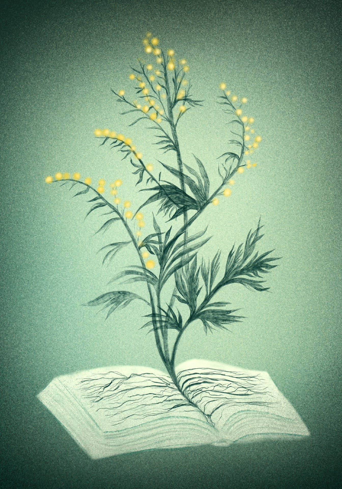 illustration for text published in "Czas Literatury" magazine, 2026