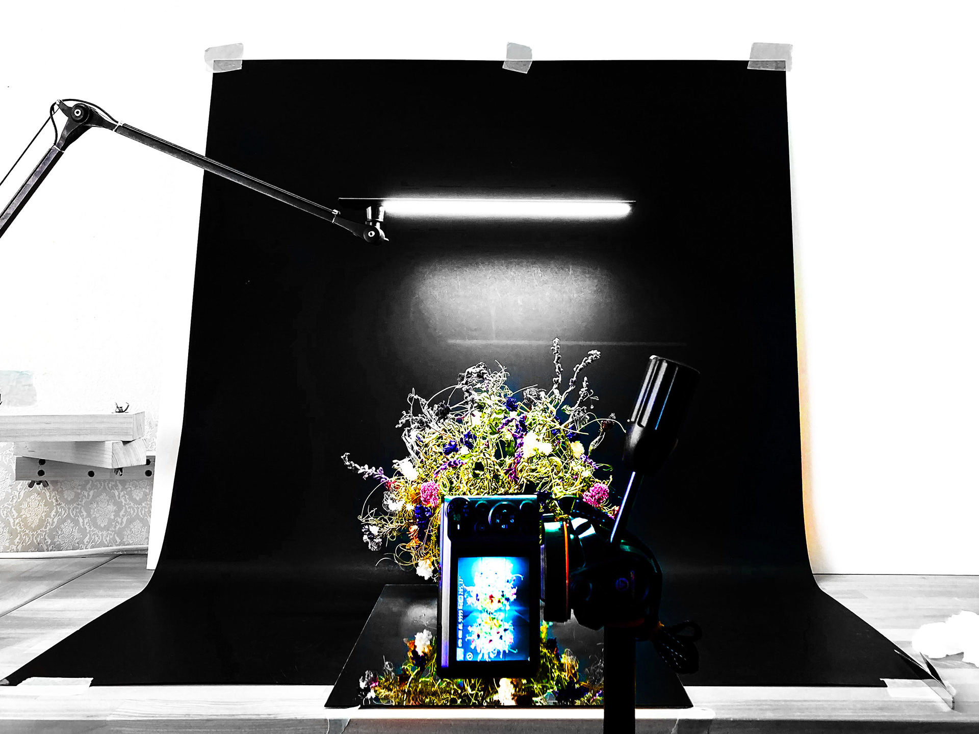 behind the scene of artwork