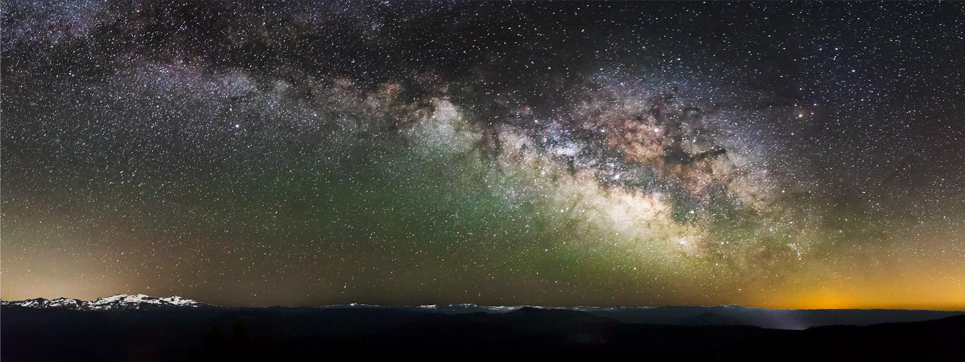 Ice House Road Milky Way Pano