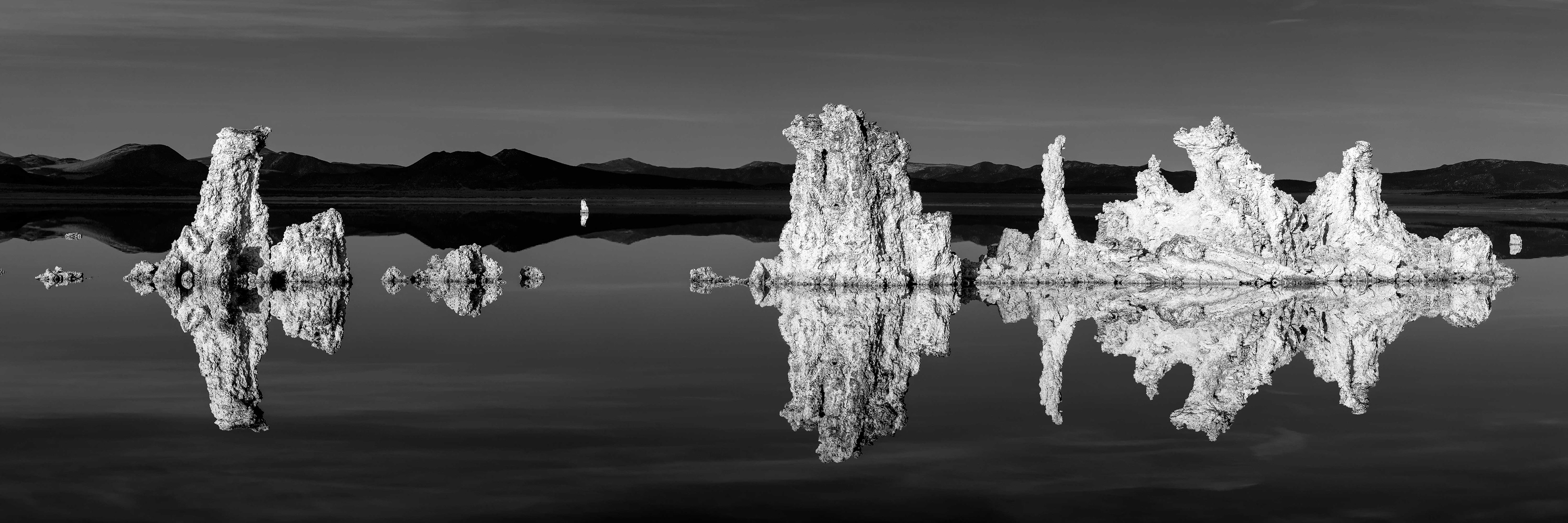 Mono Lake Tufa B&W Pano