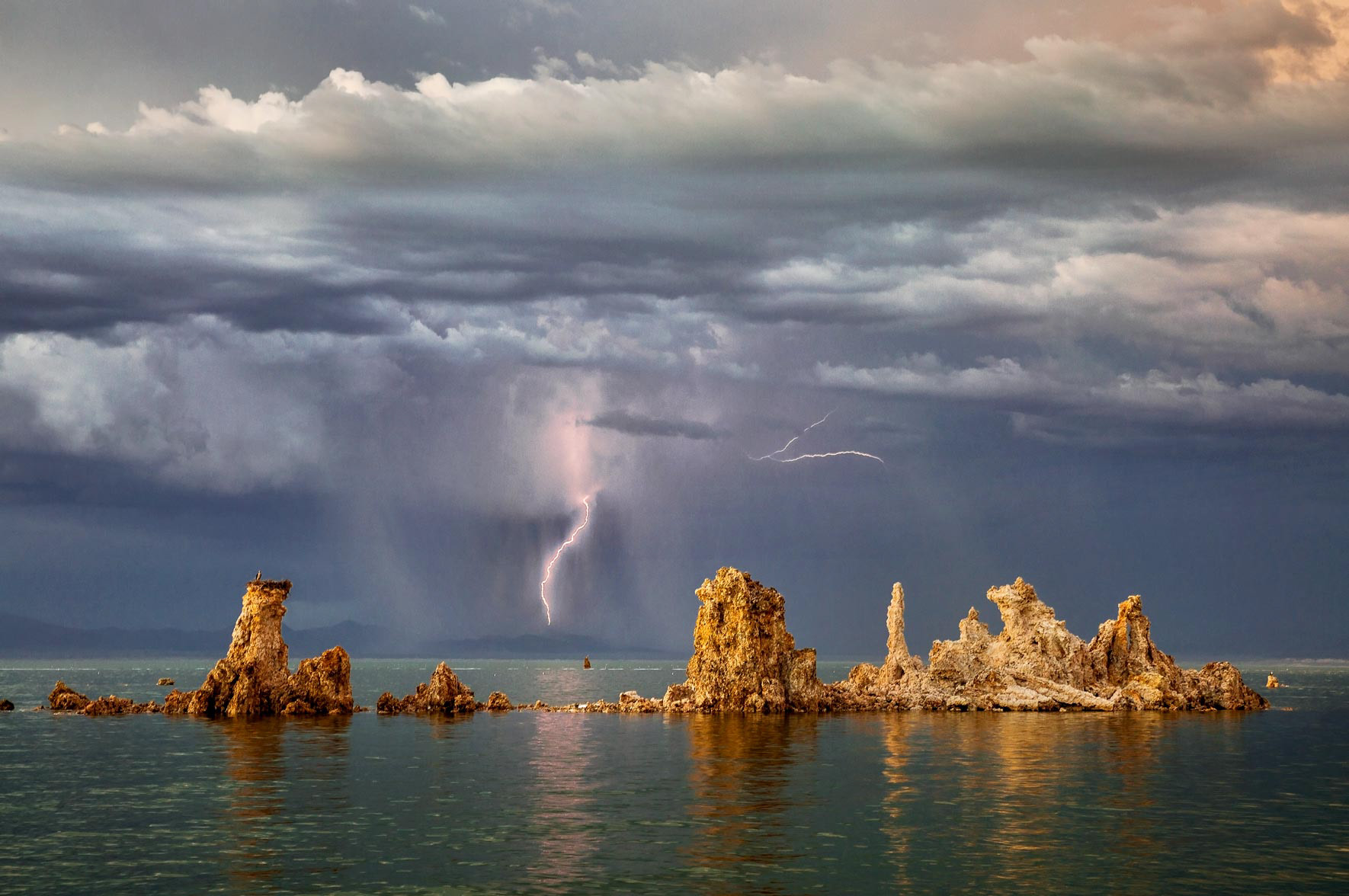 Mono Lake Lightning
