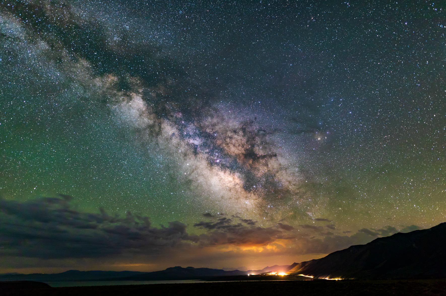 Milky Way Over Mono Lake