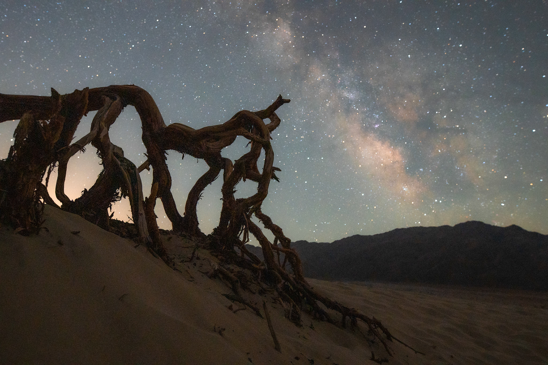 The dunes in Death Valley, CA