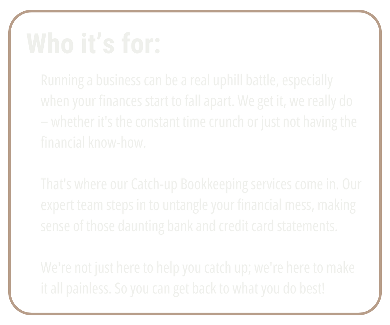 Bookkeeping with beck
