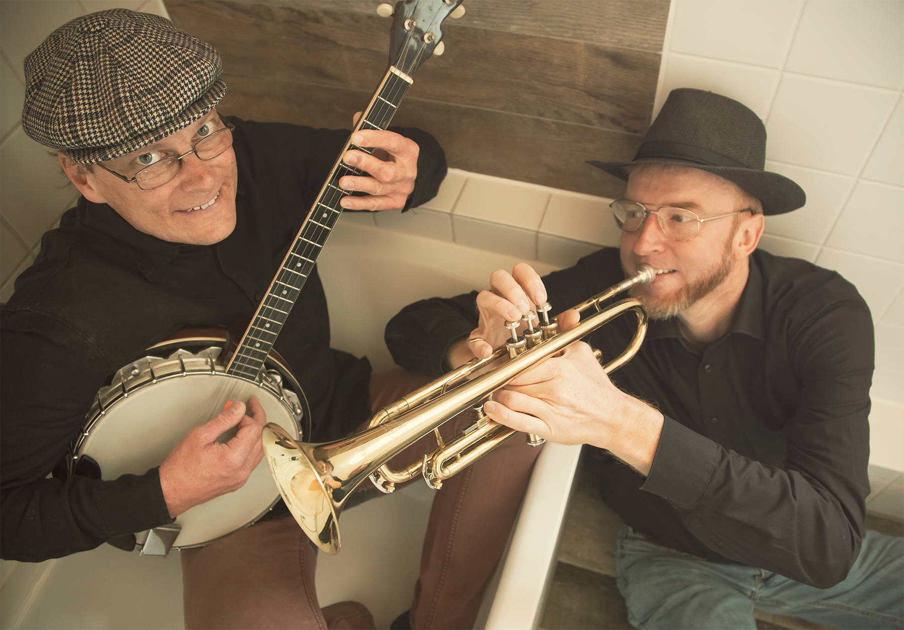 Musikerduo "Jazz Dwarf"