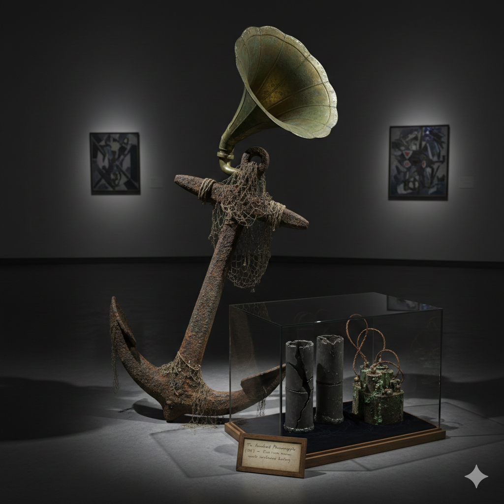 Fictional Sharkophone's "The Anchored Phonograph".