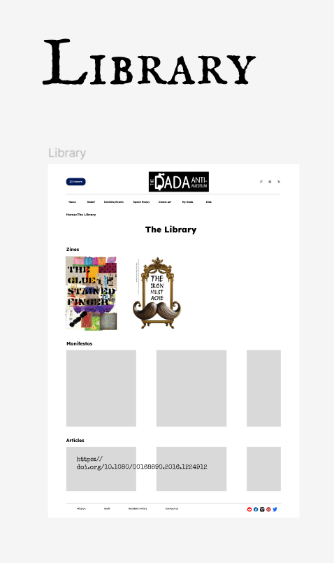 A collection of Dada manifestos, zines, and articles.