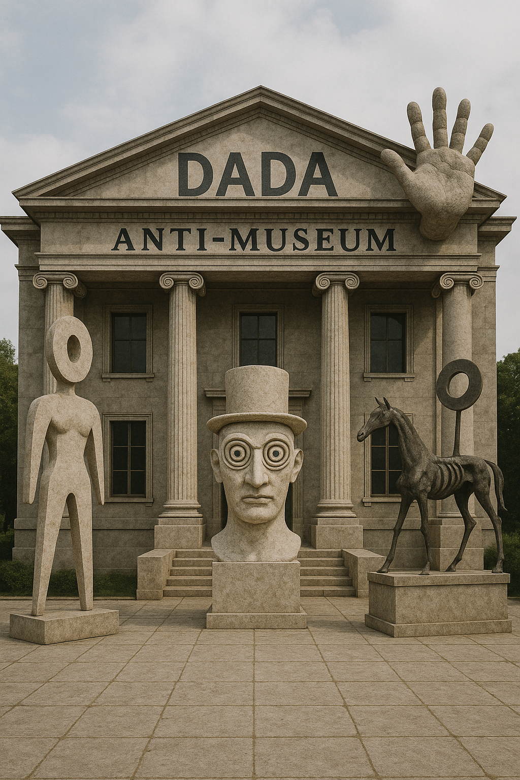 Outside view of the Dada Anti-Museum.