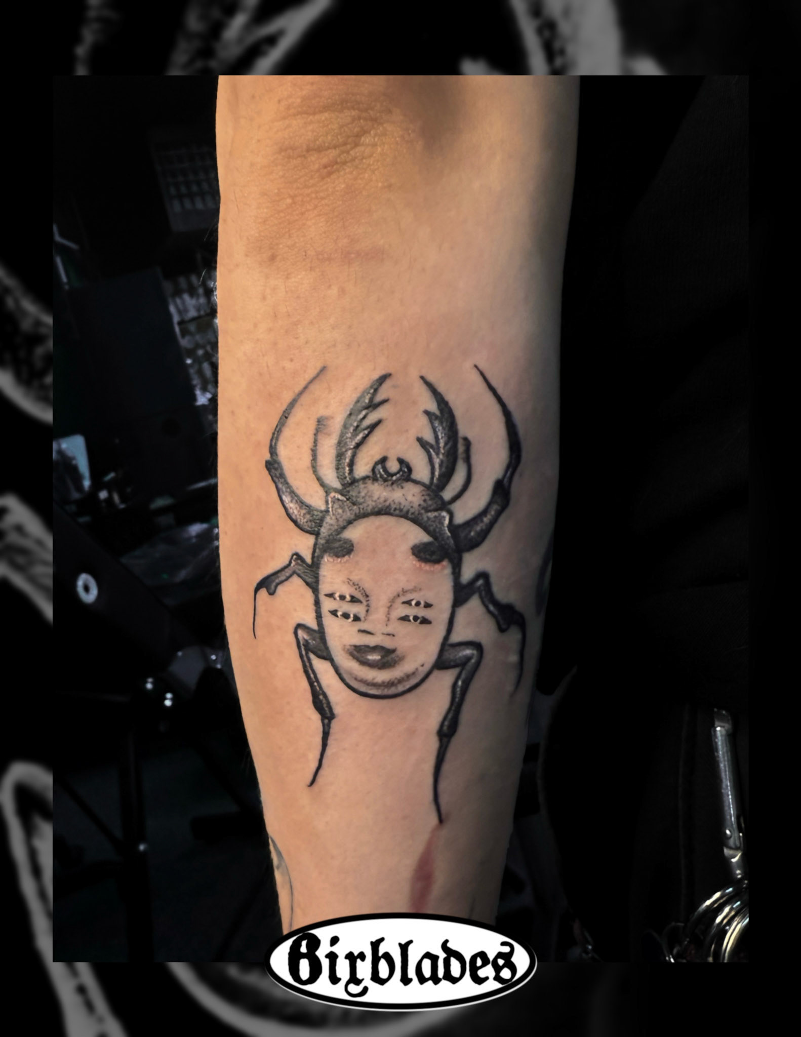 Ko-omote Noh Masked Spider