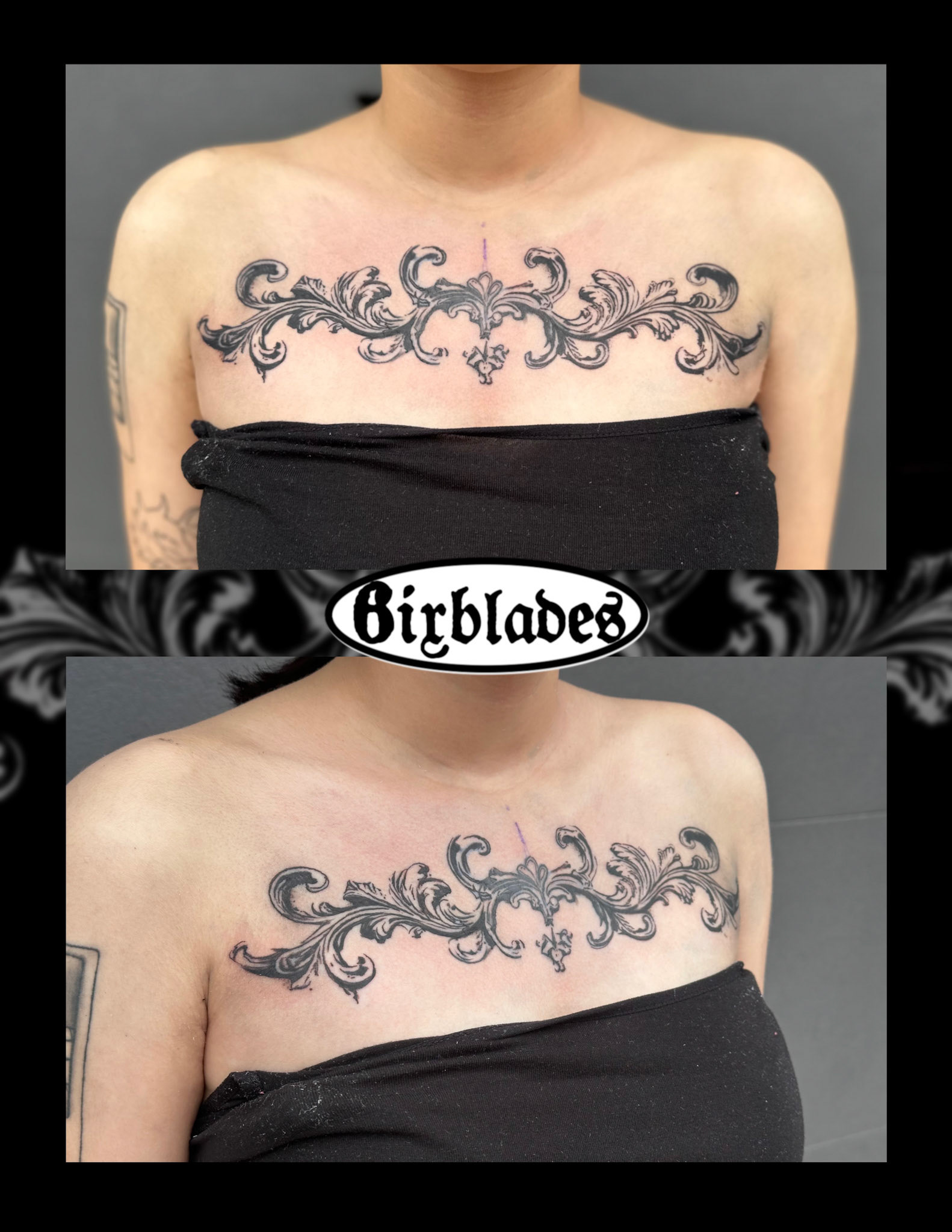 Victorian Filigree Sternum Piece