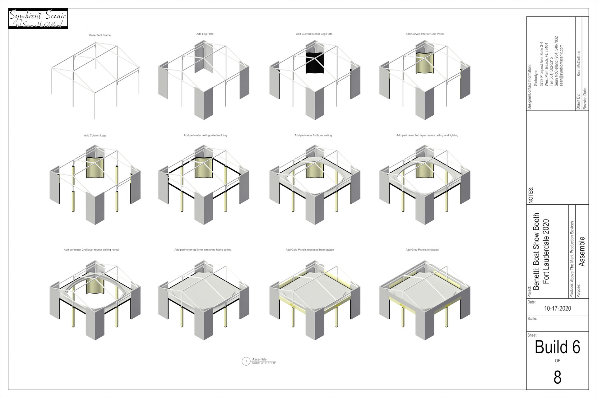 Benetti: Fort Lauderdale Boat Show Drafting Sample 2 Assembly