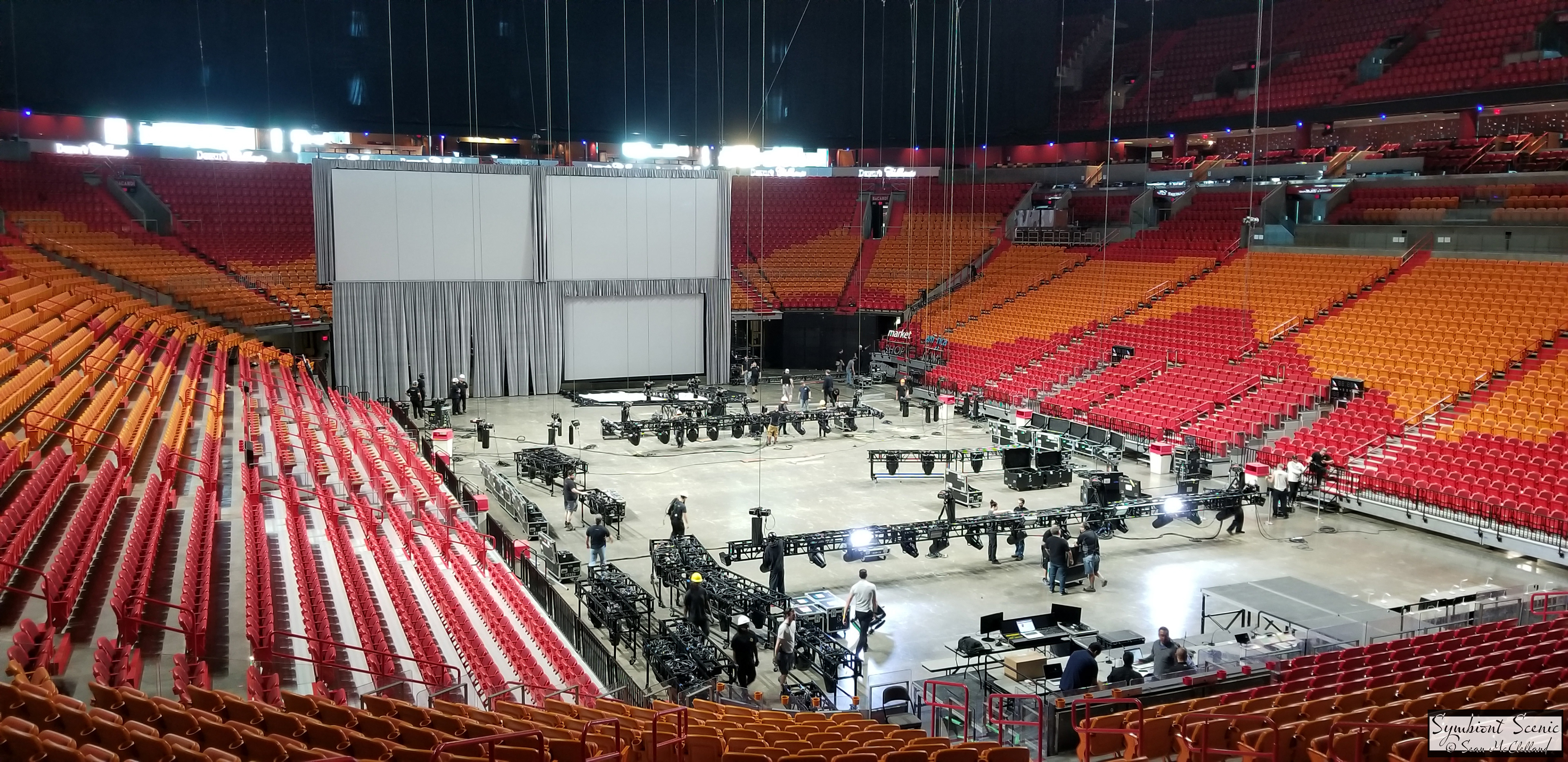 MAWC 2019 Miami Airlines Arena Install Progress