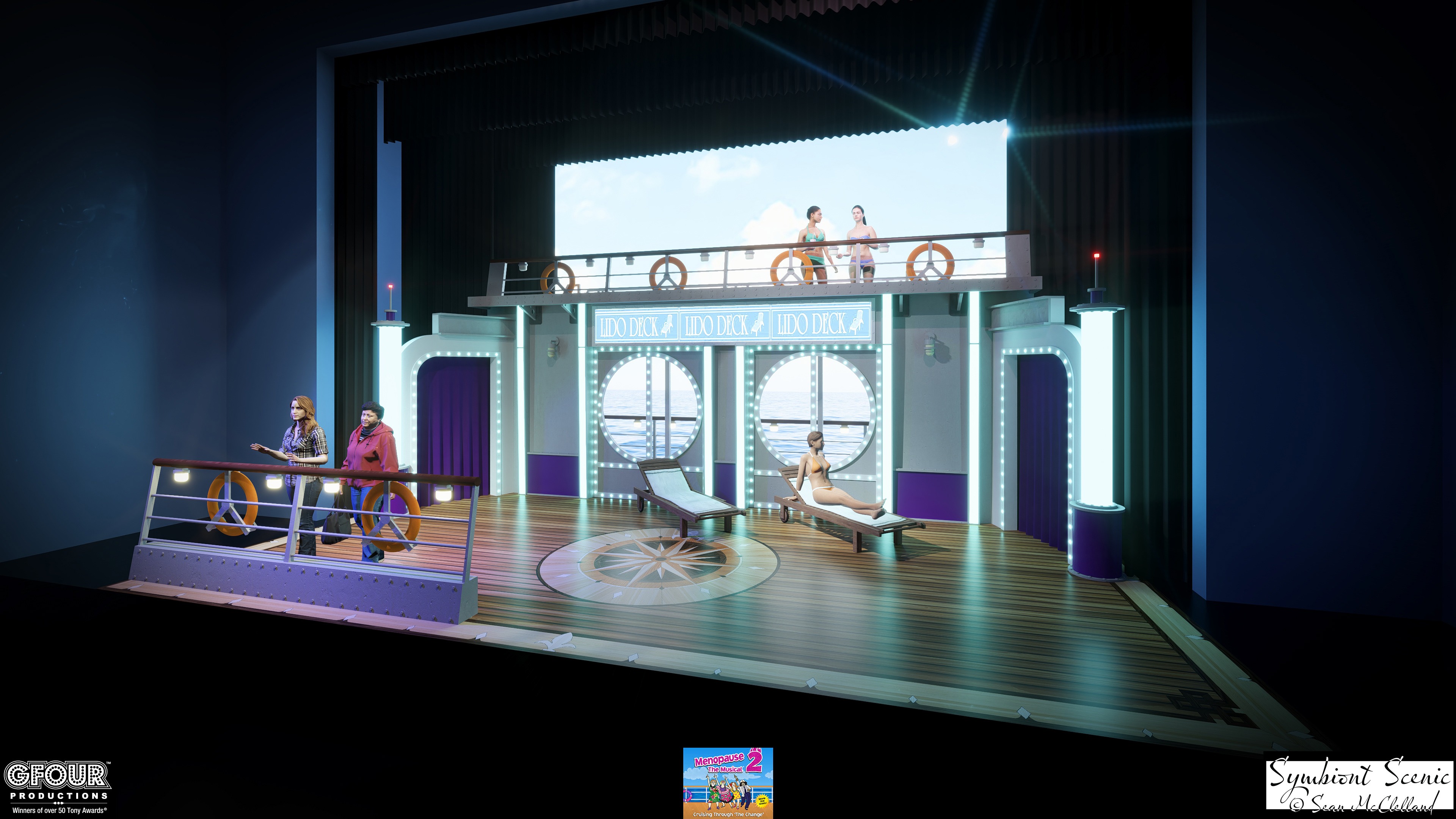 Rendering - Original Production Showing 2nd Deck