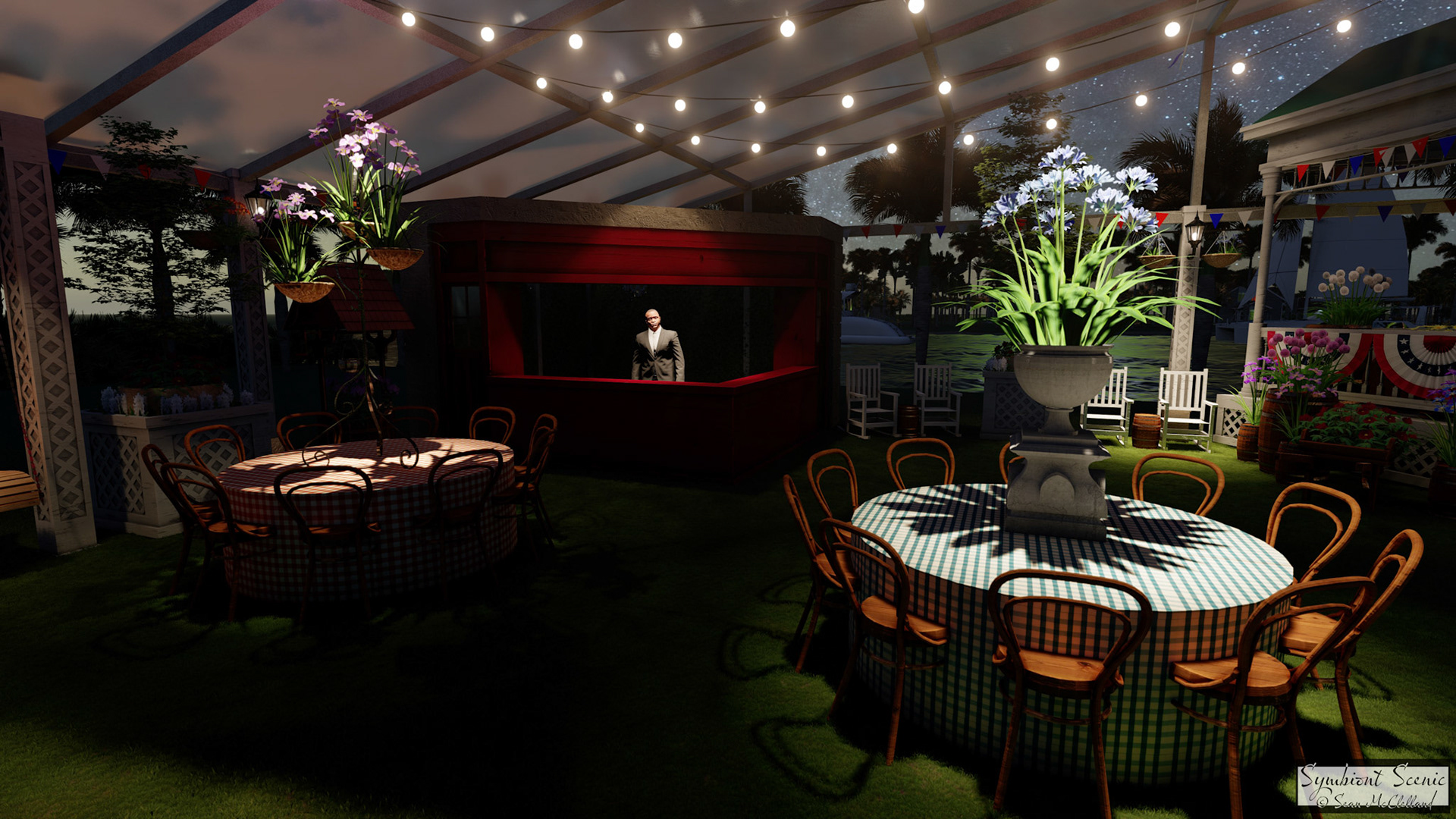 Palm Beach Policemen's & Firefighter's Ball 2021 Custom Bar 4