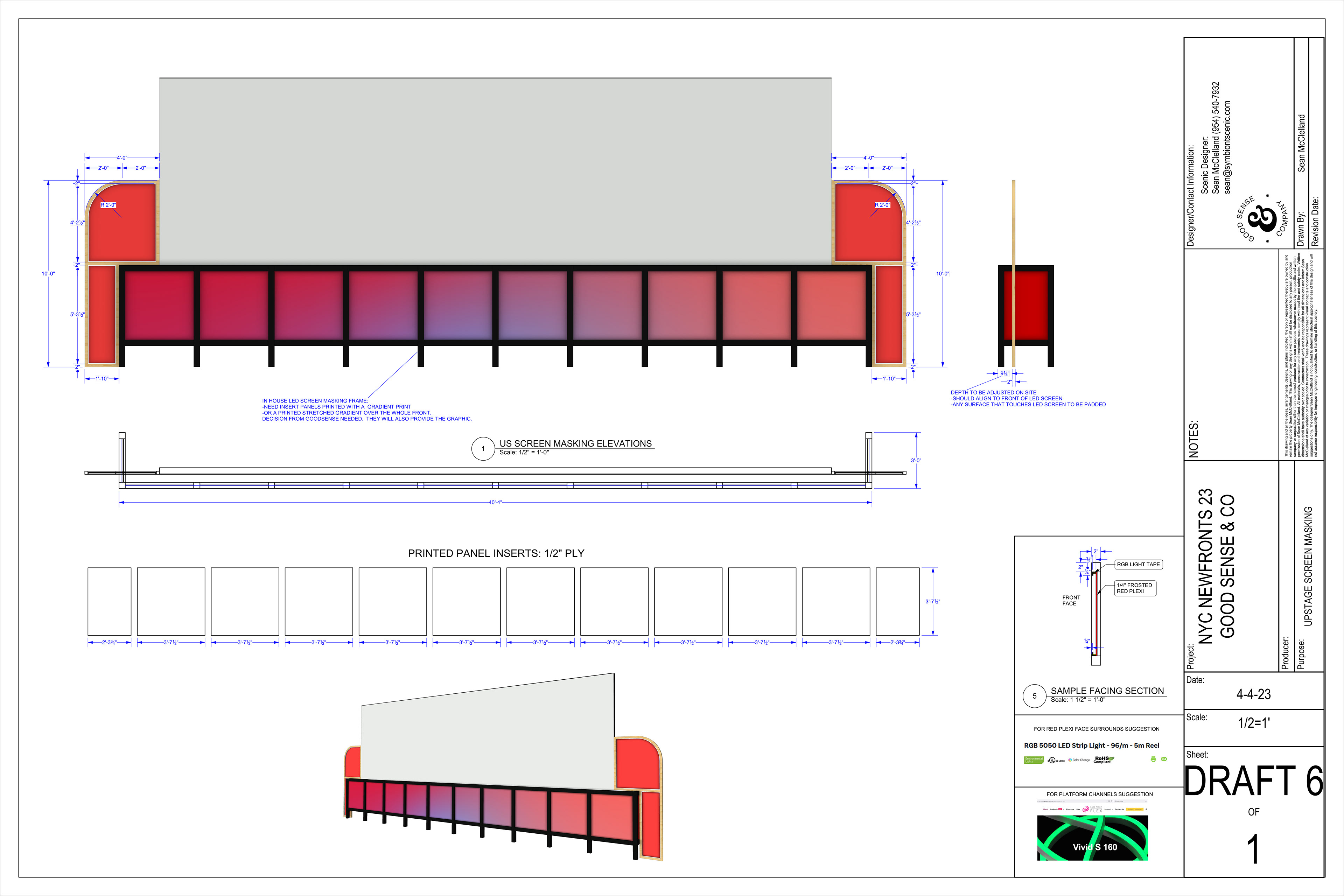 YouTube NewFront 23 Drafting Plate