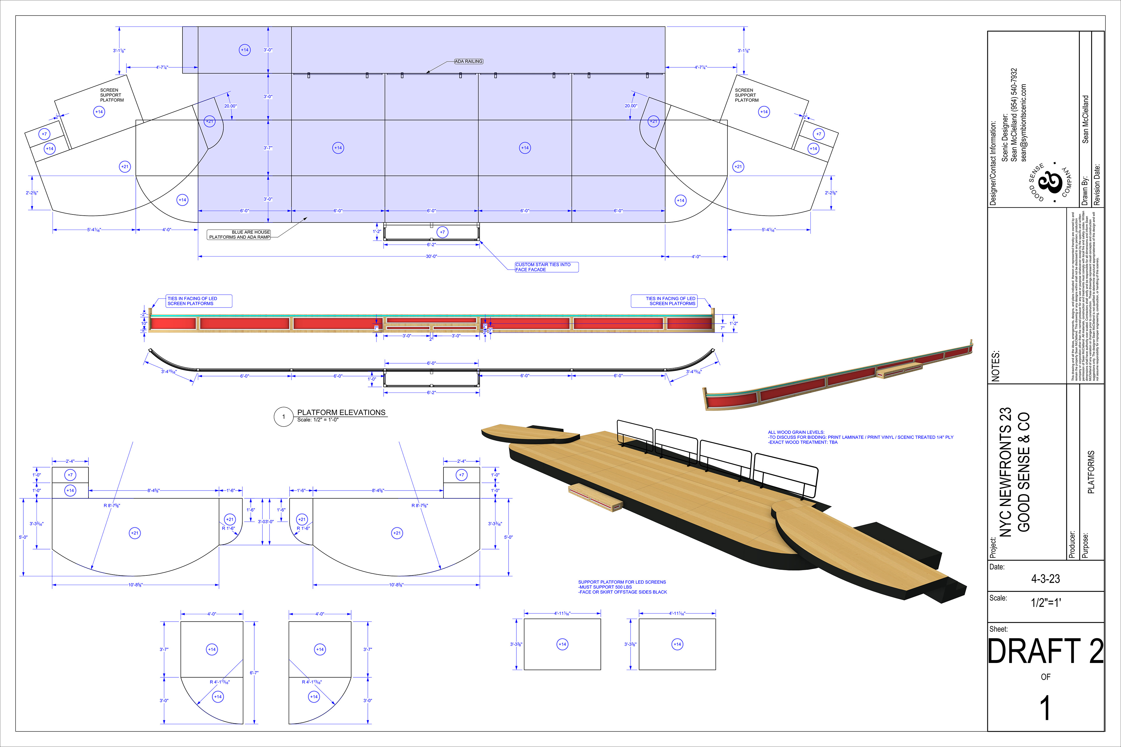 YouTube NewFront 23 Drafting Plate