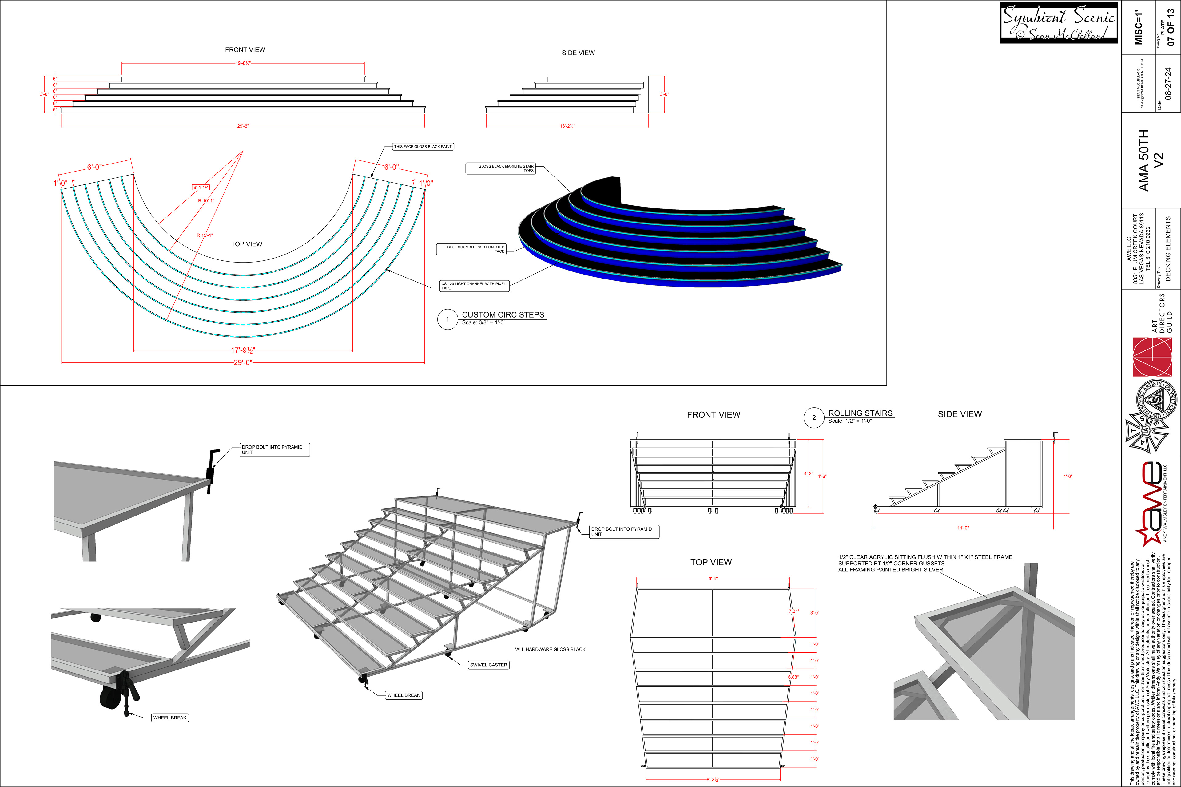 PLATFORM AND STAIRS DETAILS