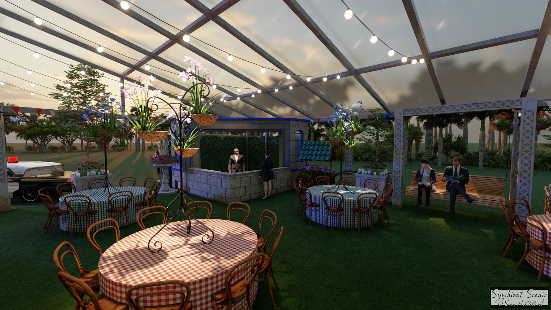 Palm Beach Policemen's & Firefighter's Ball 2021 Custom Bar 2