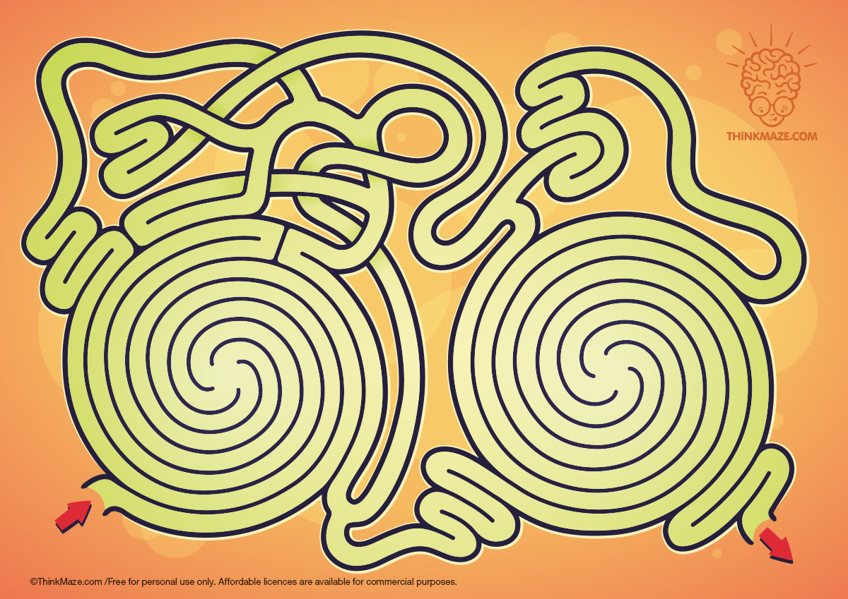 maze circles color