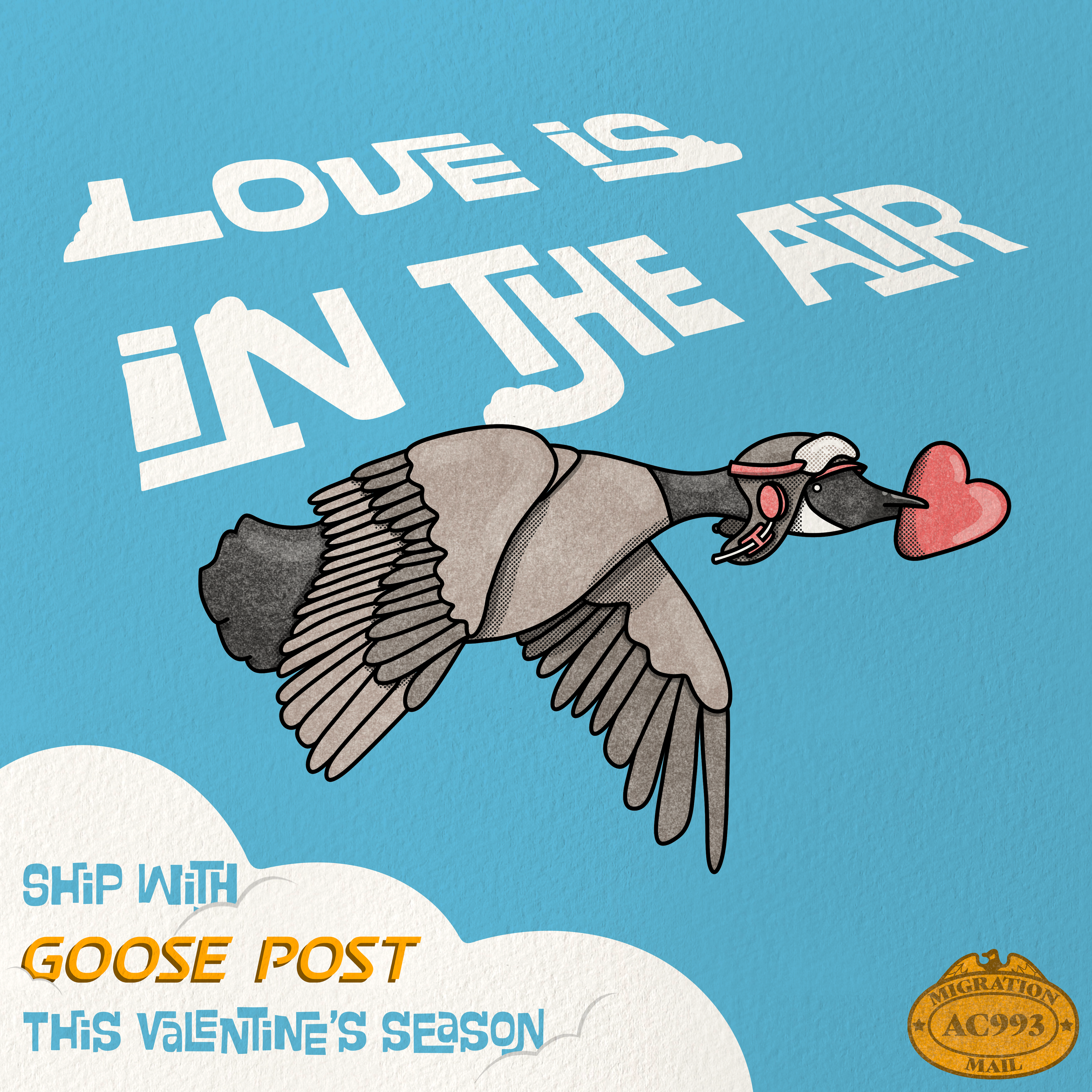 Ship with Goose Post this Valentine's