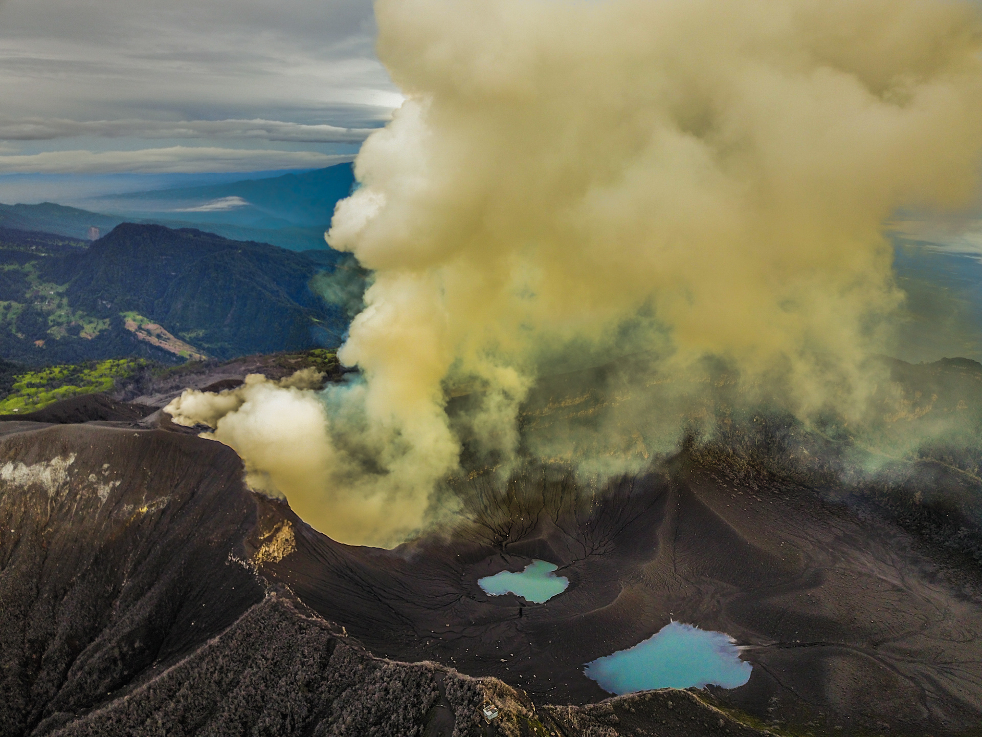 Volcán Turrialba - Periodo de erupciones.