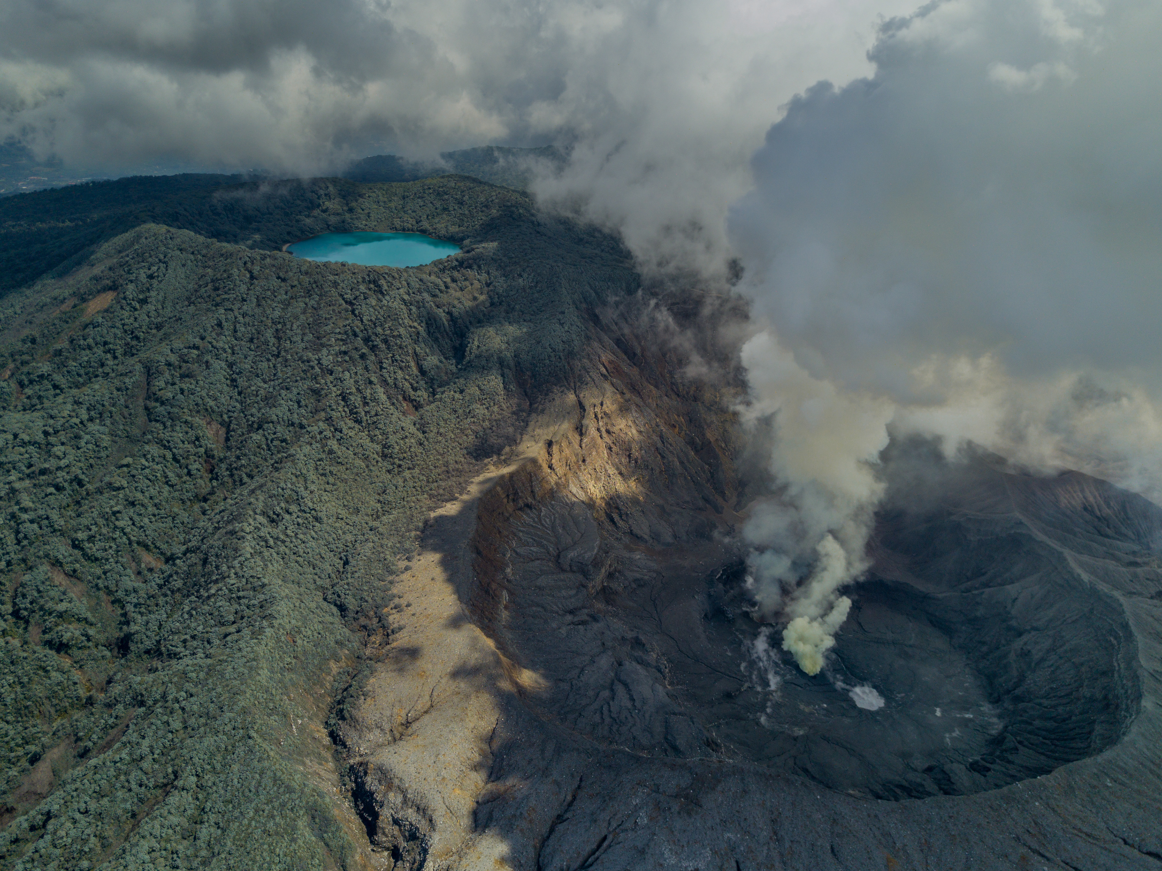 Fase eruptiva, Volcán Poás.