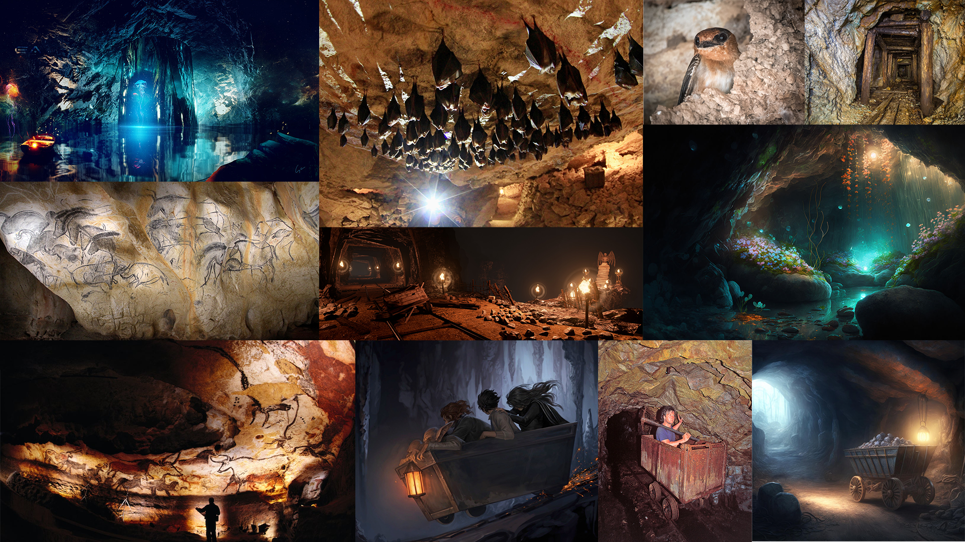 Drakengrotten Mood Board by Alli Nauert