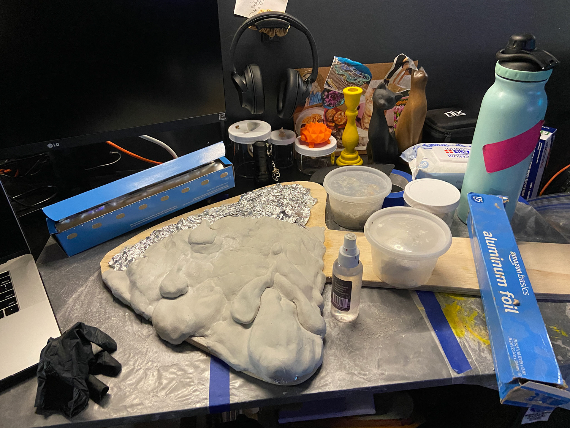 Sculpting process
