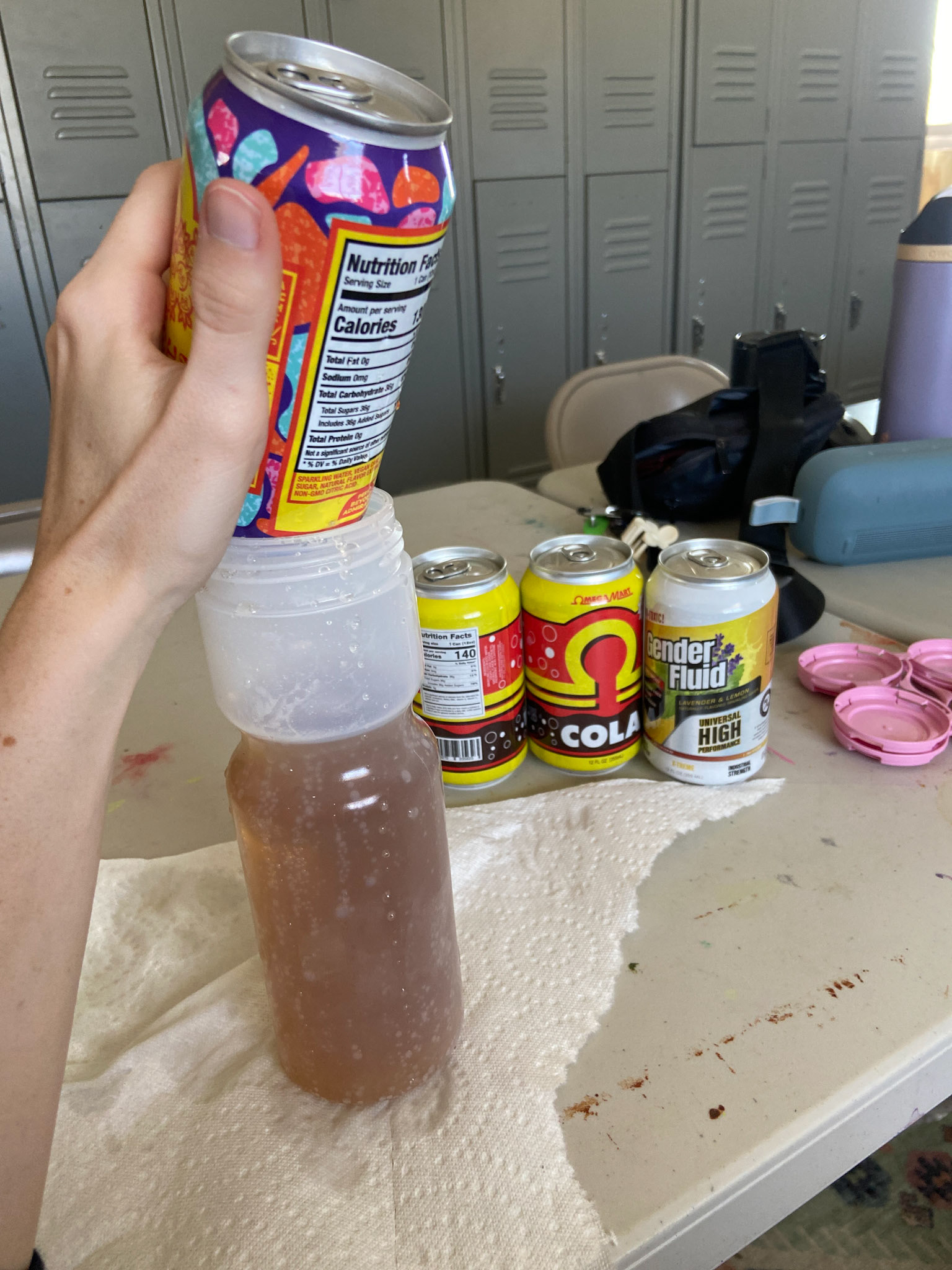 Draining the cola