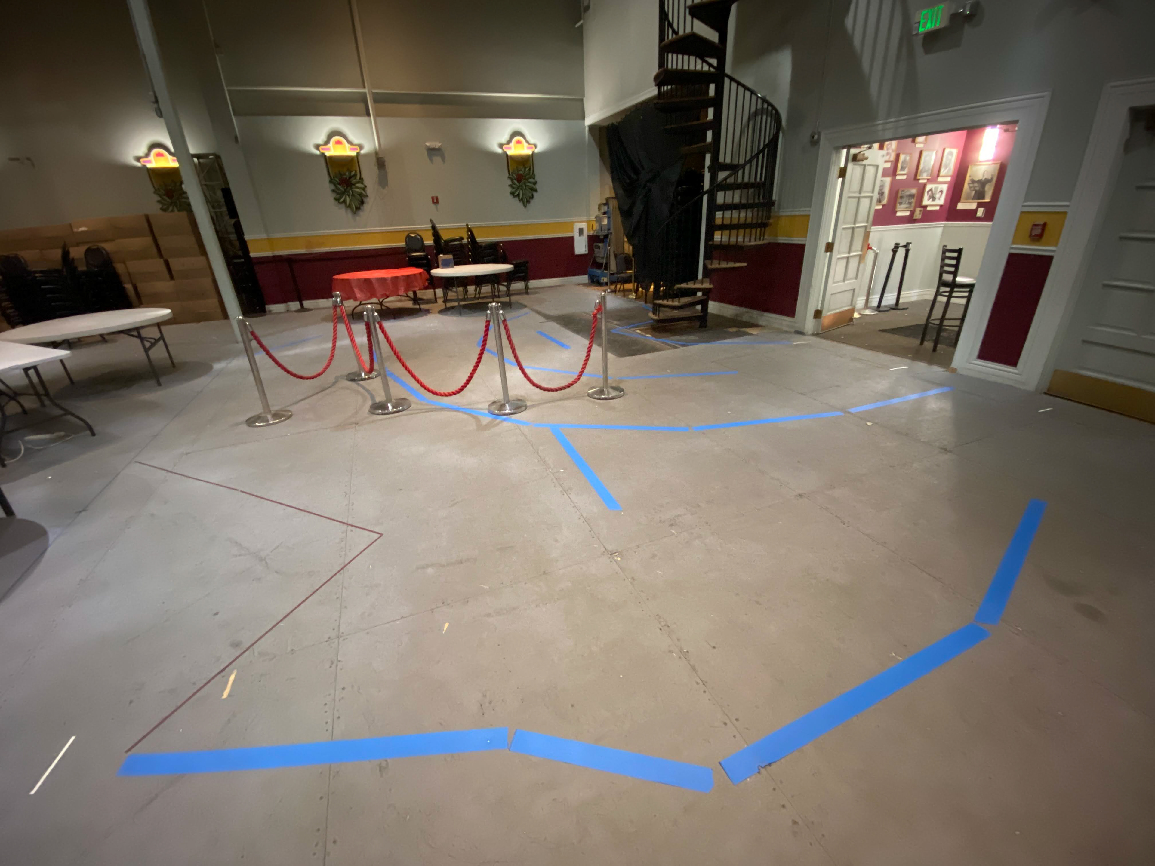 More floorplan tape