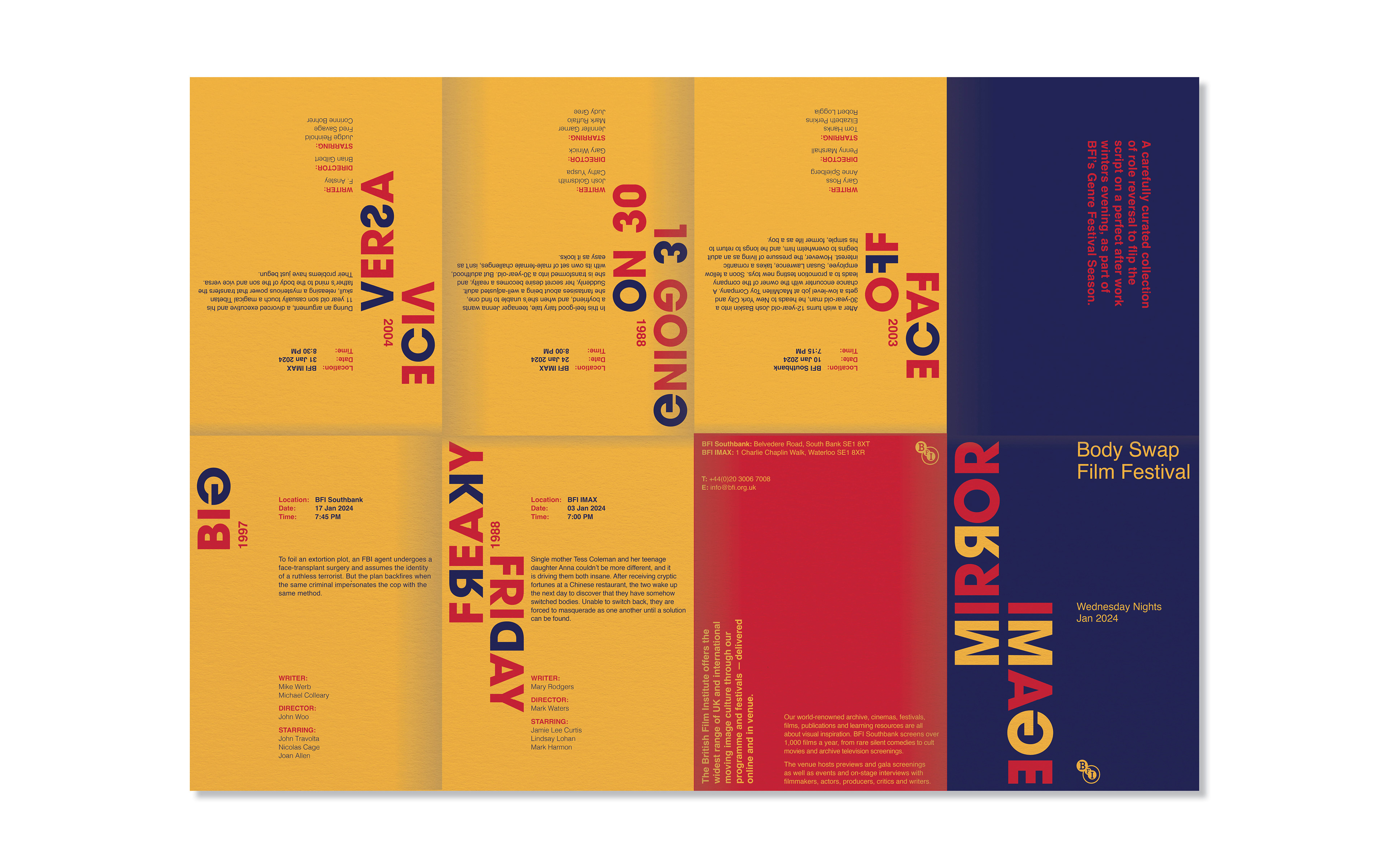Fold Out Brochure - Content Layout