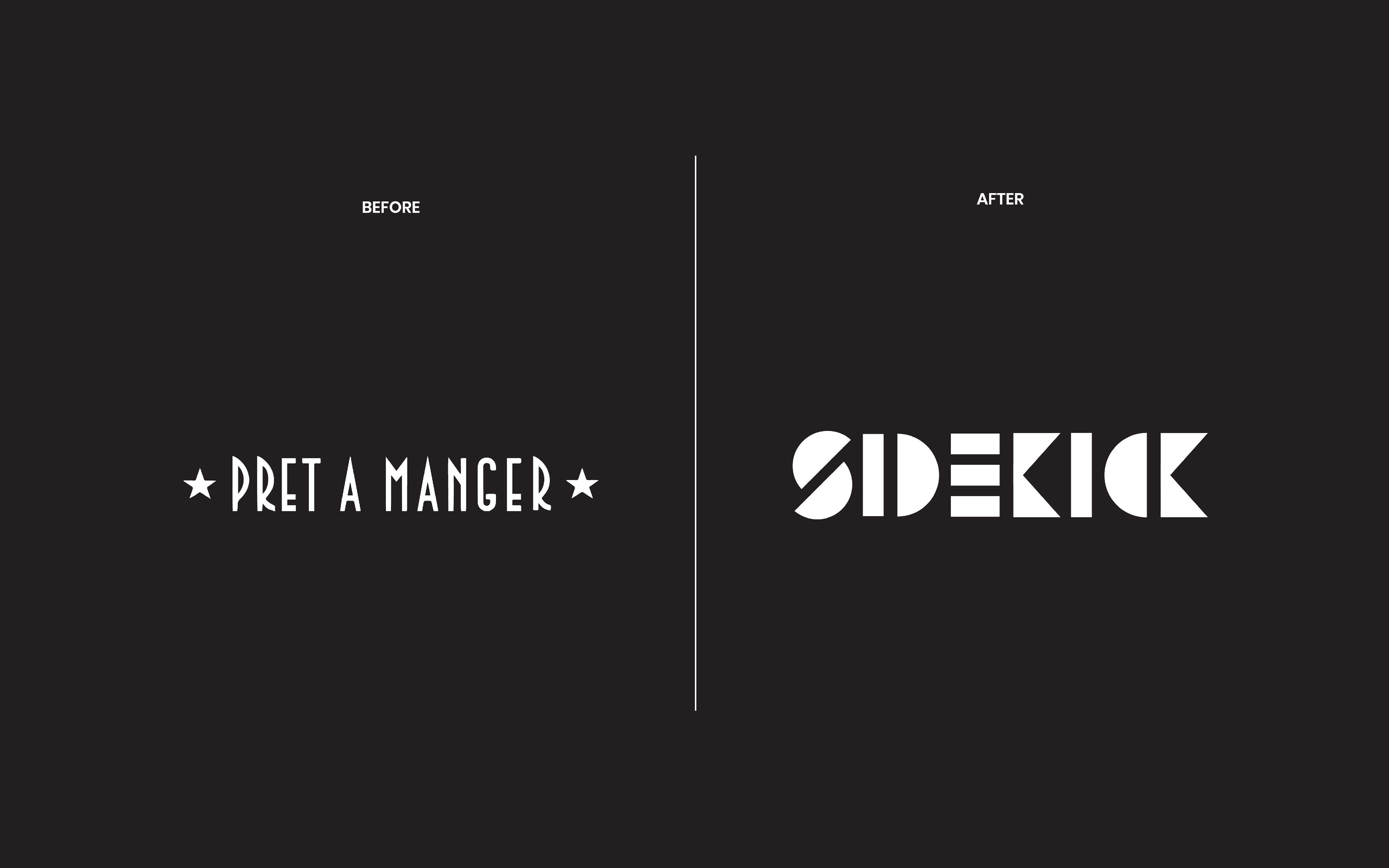 Logo Before and After